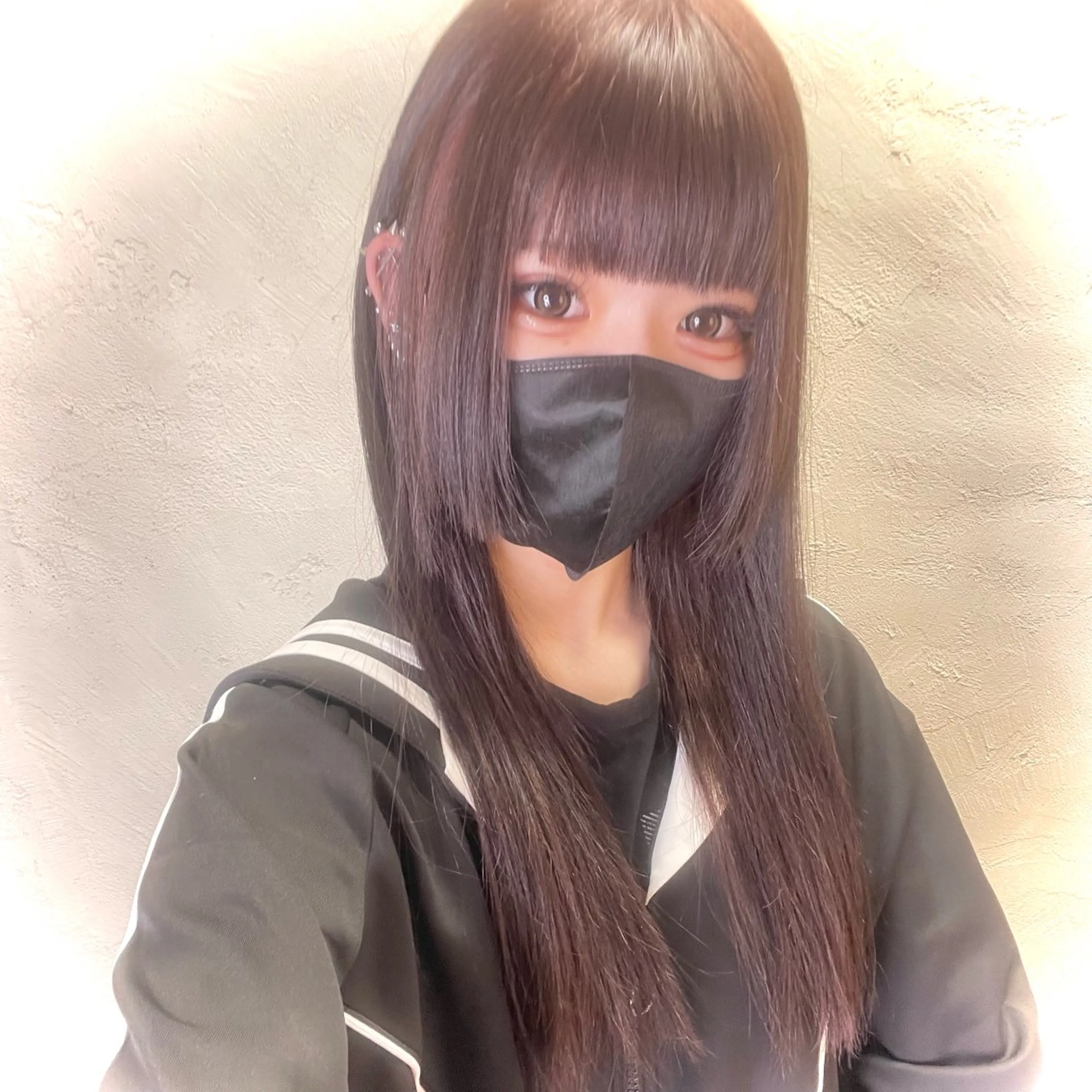 ロング カラー ブラウンカラー ピンクカラー ピンクブラウン 抜け感/ワンカラー/ 明大前/桑田のヘアスタイル