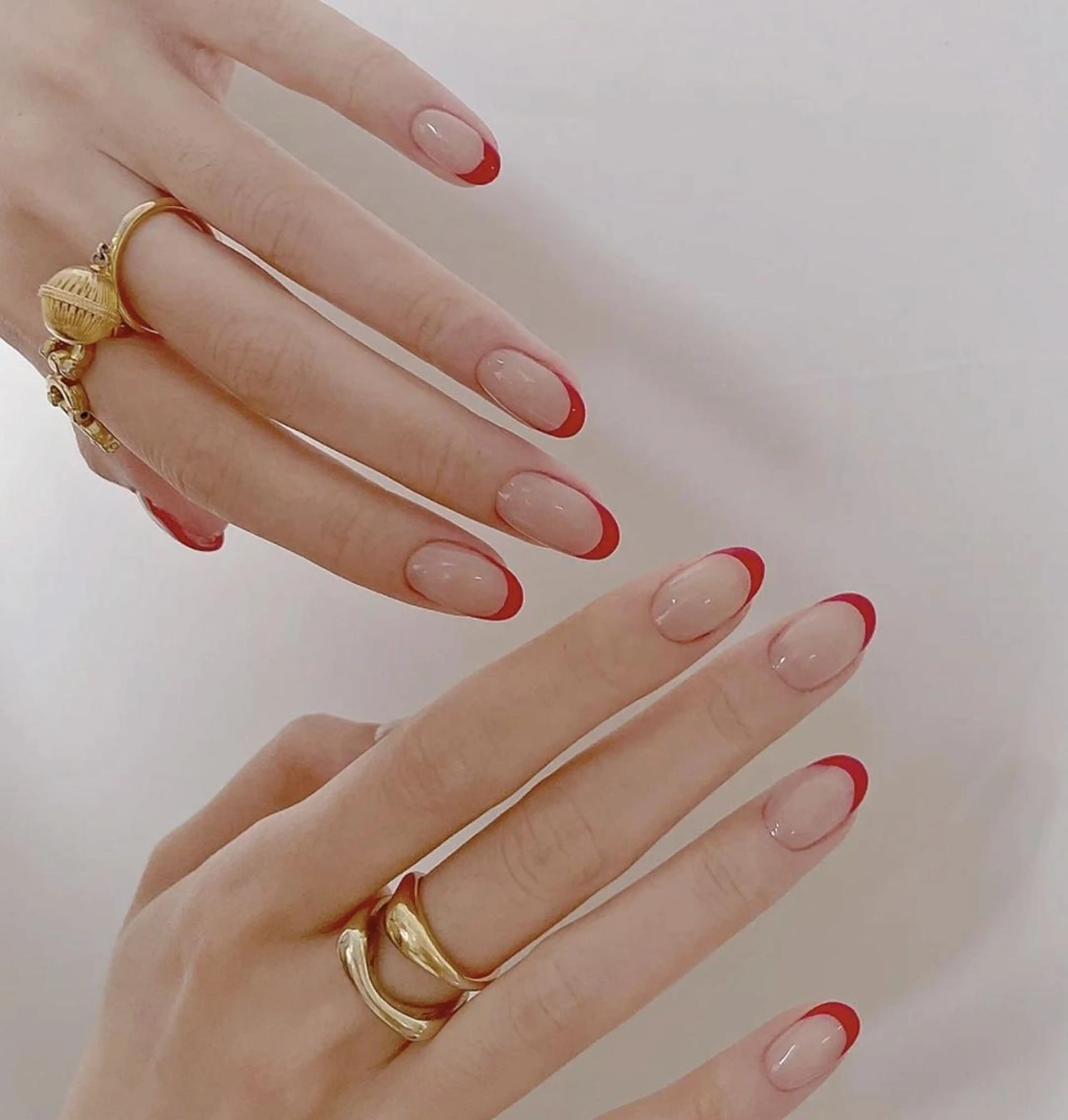 ネイル フレンチネイル Queens ゲンのネイルデザイン