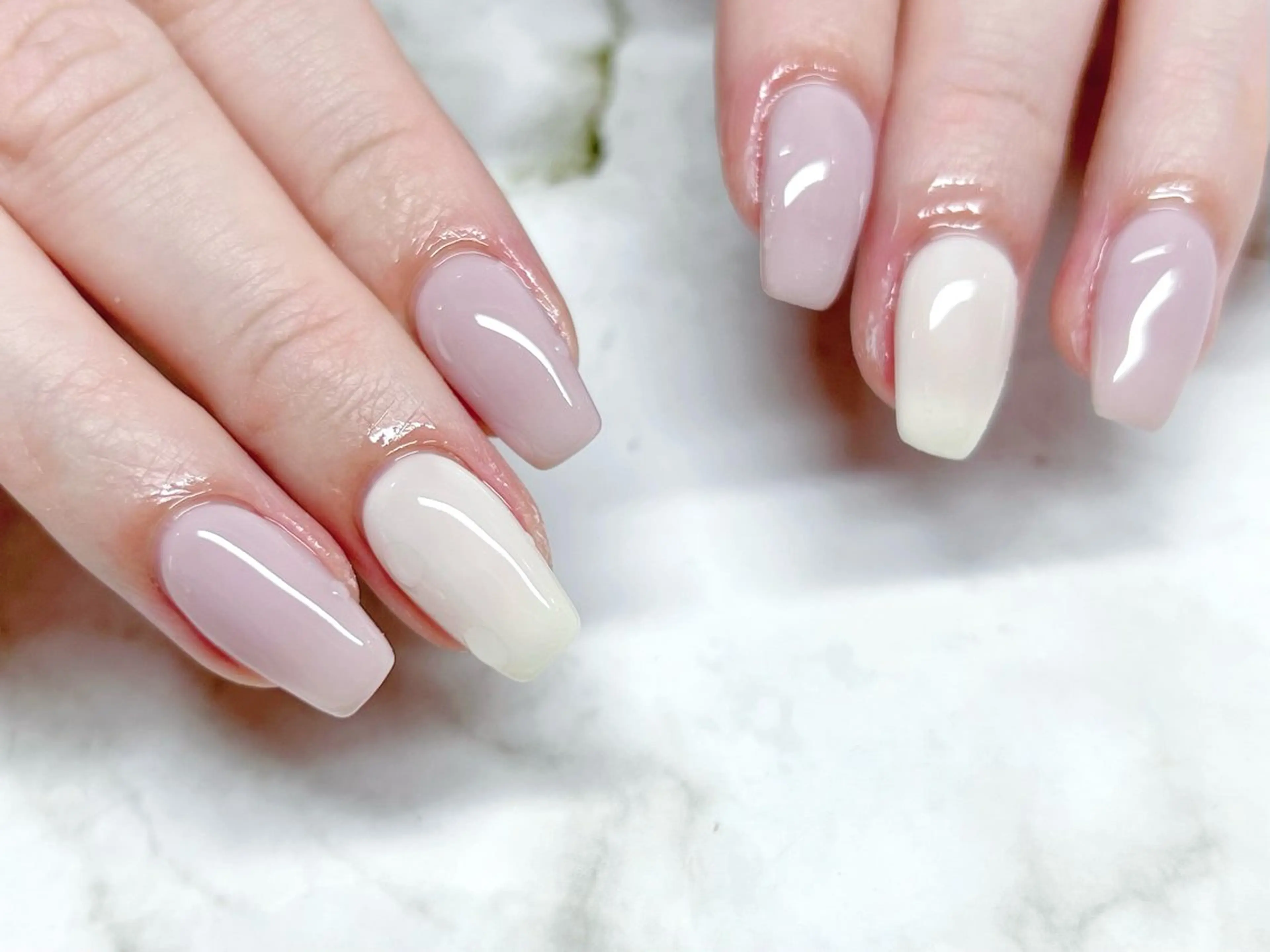 ネイル シンプルネイル ハンドネイル NailSalon MAHINAのネイルデザイン