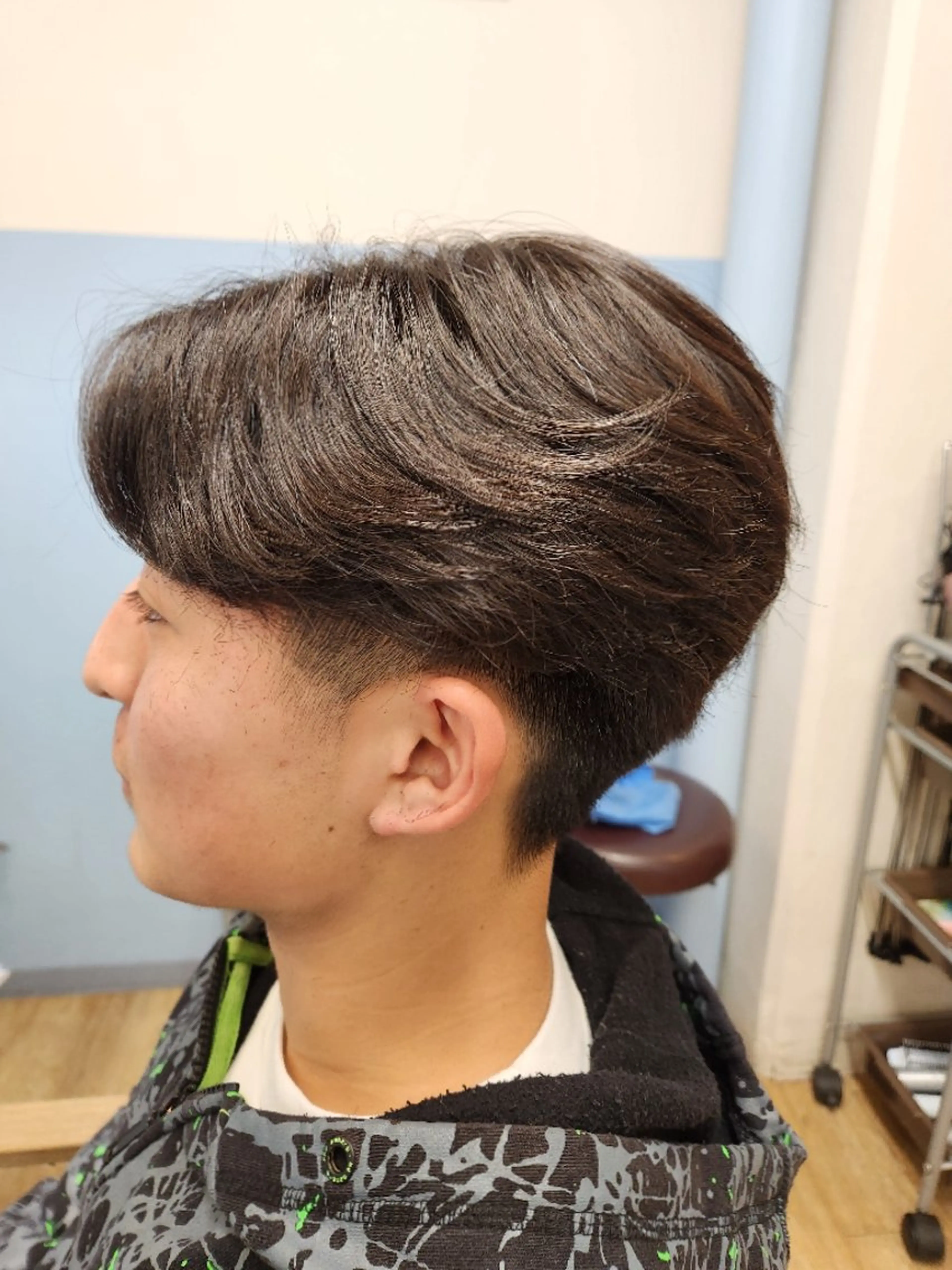 ショート パーマ メンズ カット パーマ のむら りさのヘアスタイル