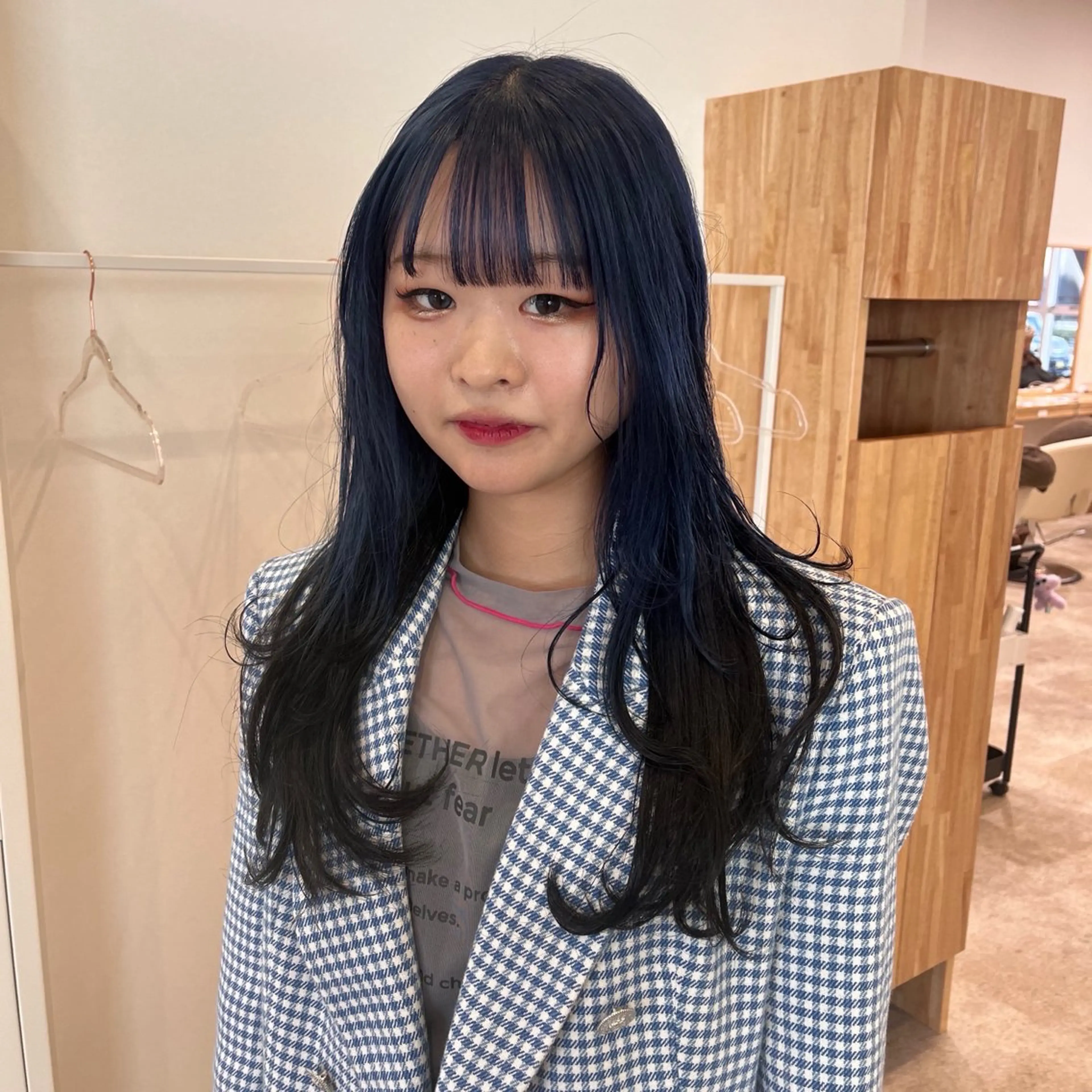 ロング カラー 望愛/レイヤー/ハイ トーン/デザインのヘアスタイル