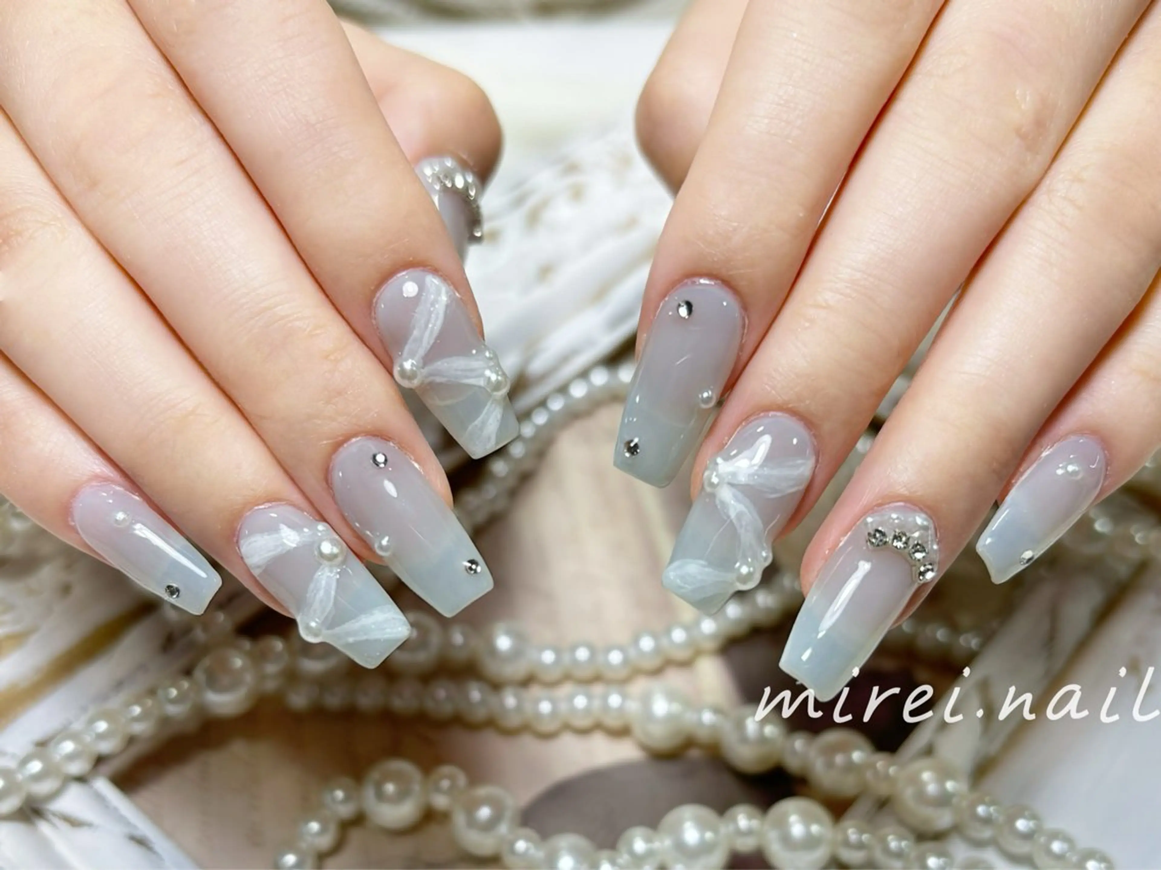 ネイル mirei‘nail所属・jade.vase ミレイのネイルデザイン