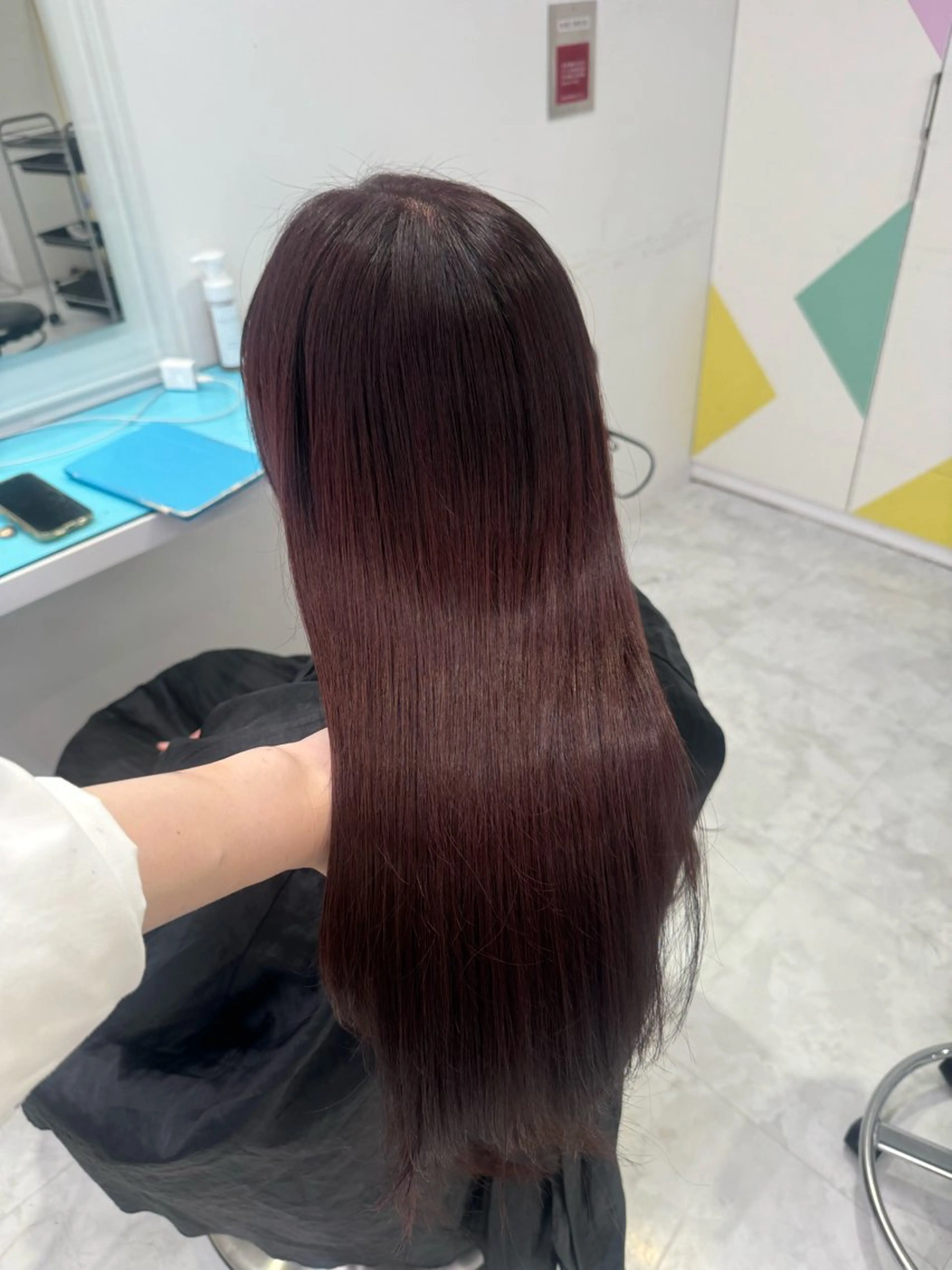 ロング カラー ヘアカラー ダメージレスハイ トーン💖kanonのヘアスタイル