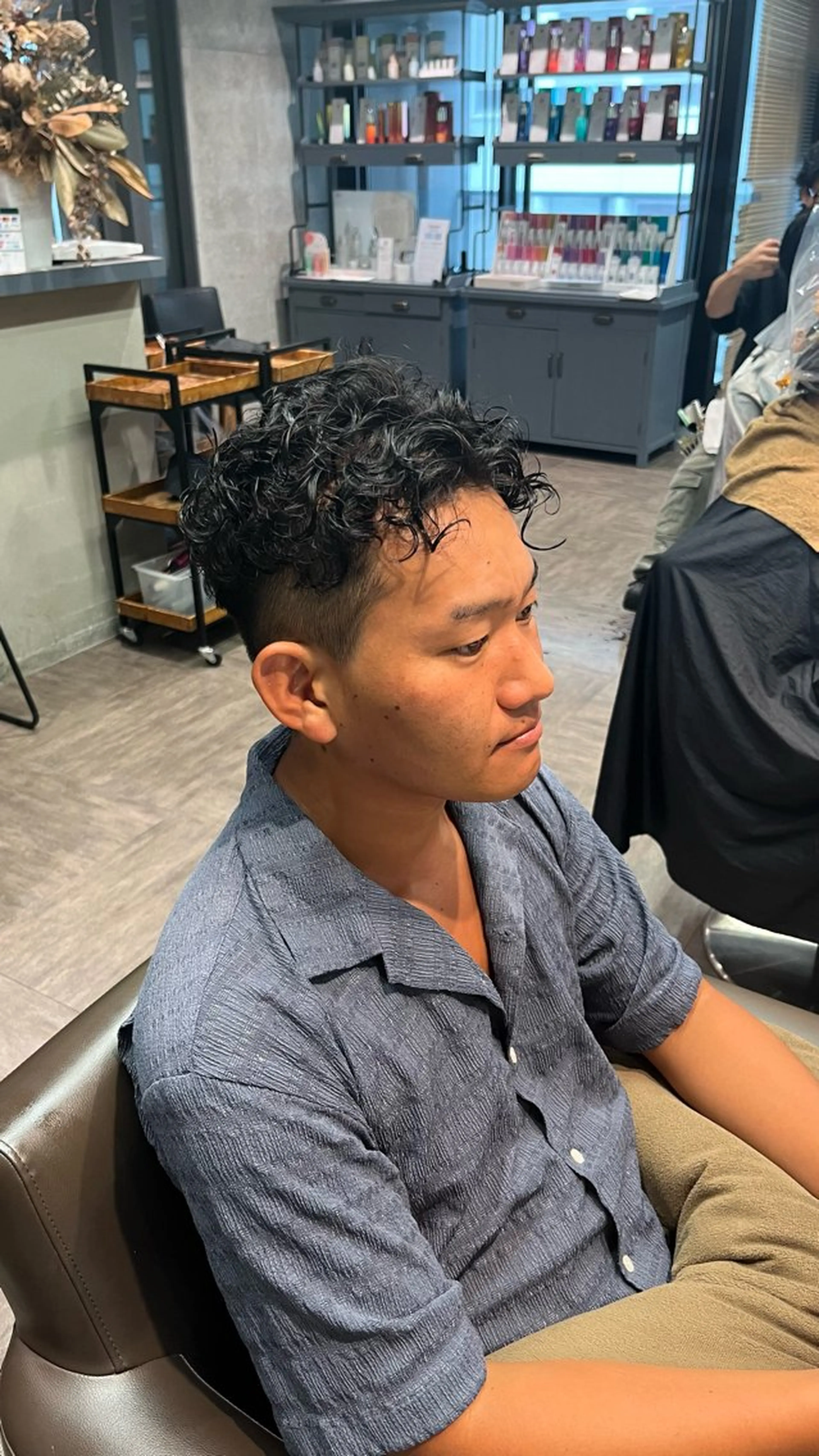 メンズ メンズカット パーマ飯野友喜のヘアスタイル