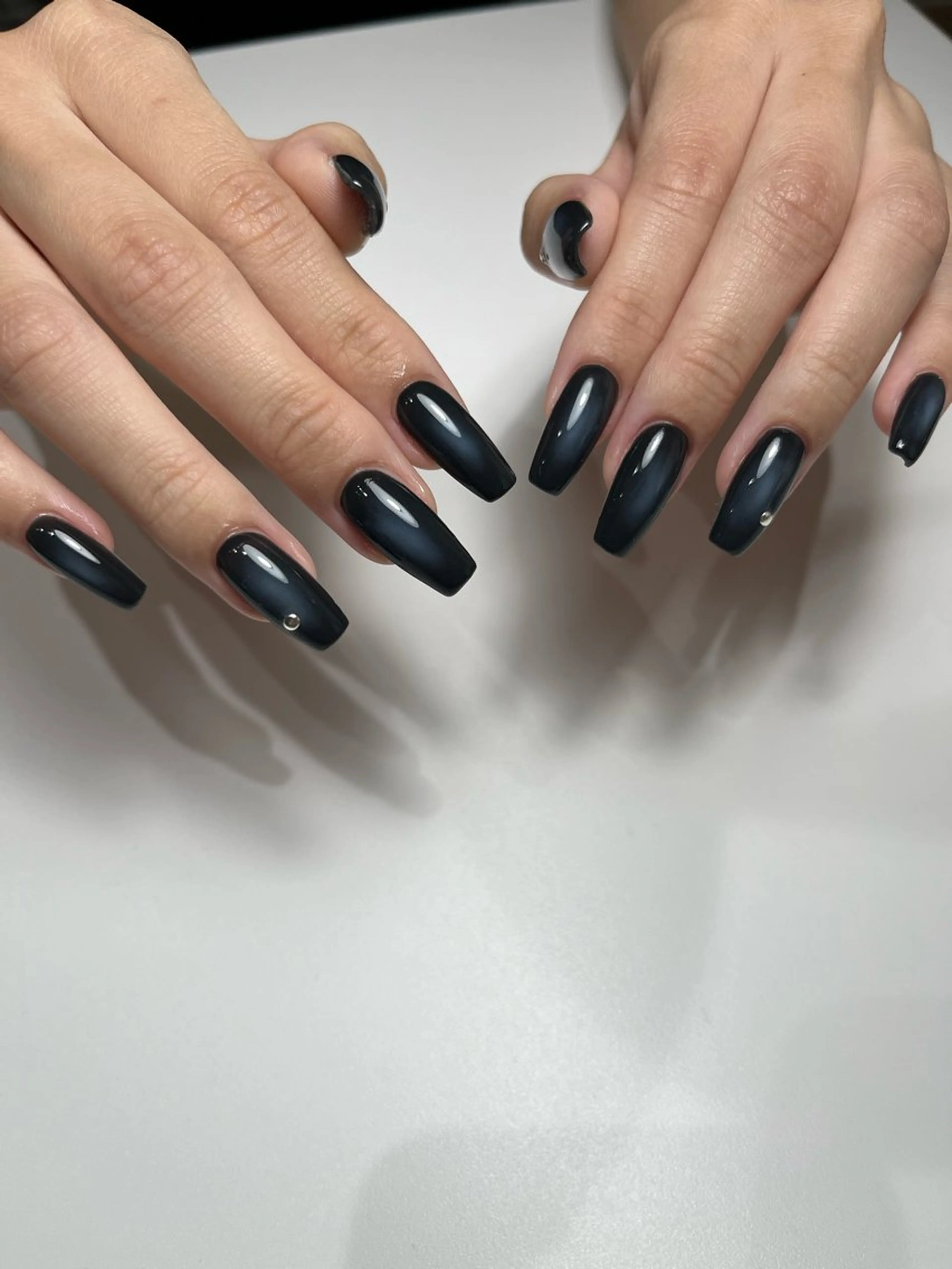 【練習モデル】チップ長さだし10本×デザインコースオフなしの写真