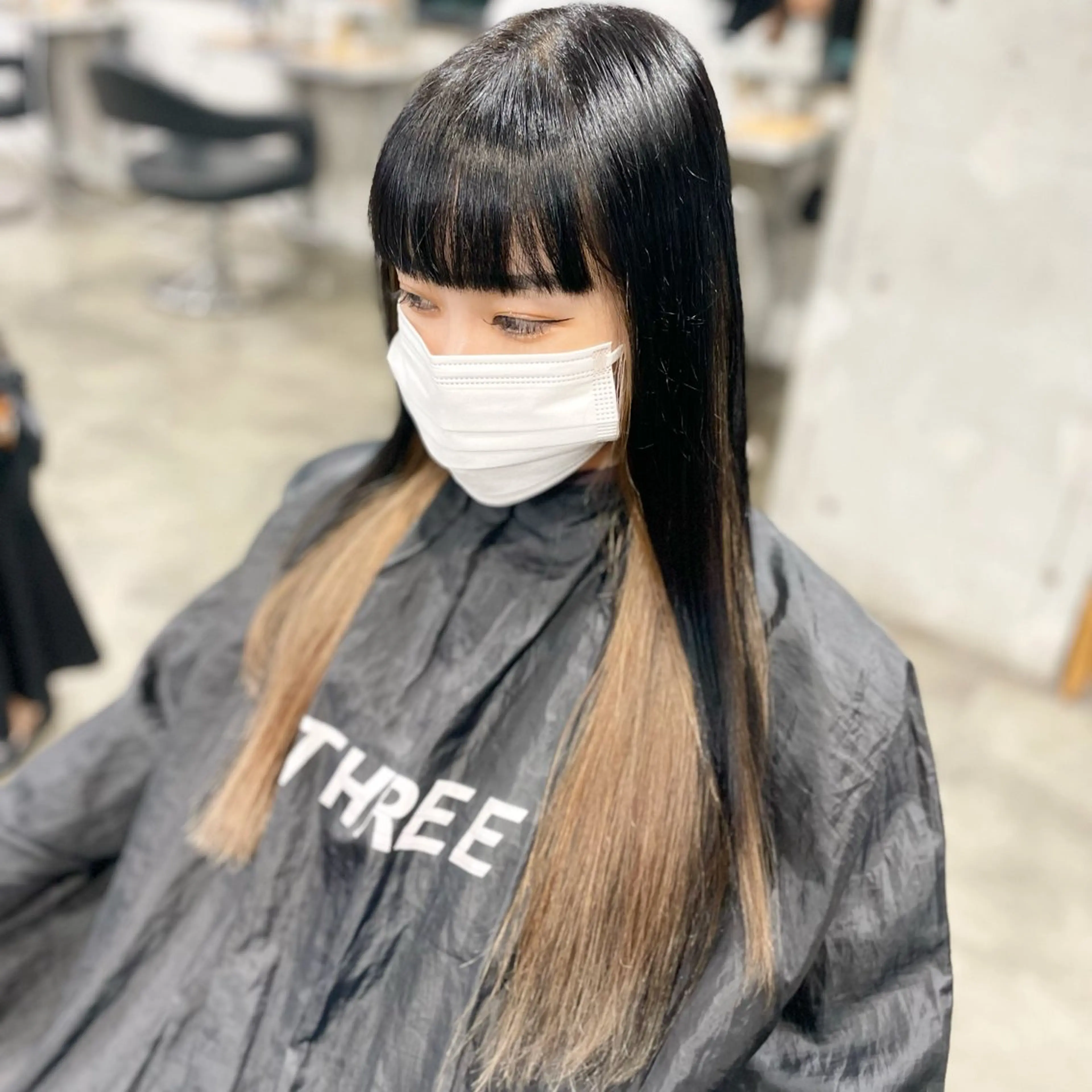 ミディアム カラー 艶髪/透明感🪽 DISCO🪽のヘアスタイル