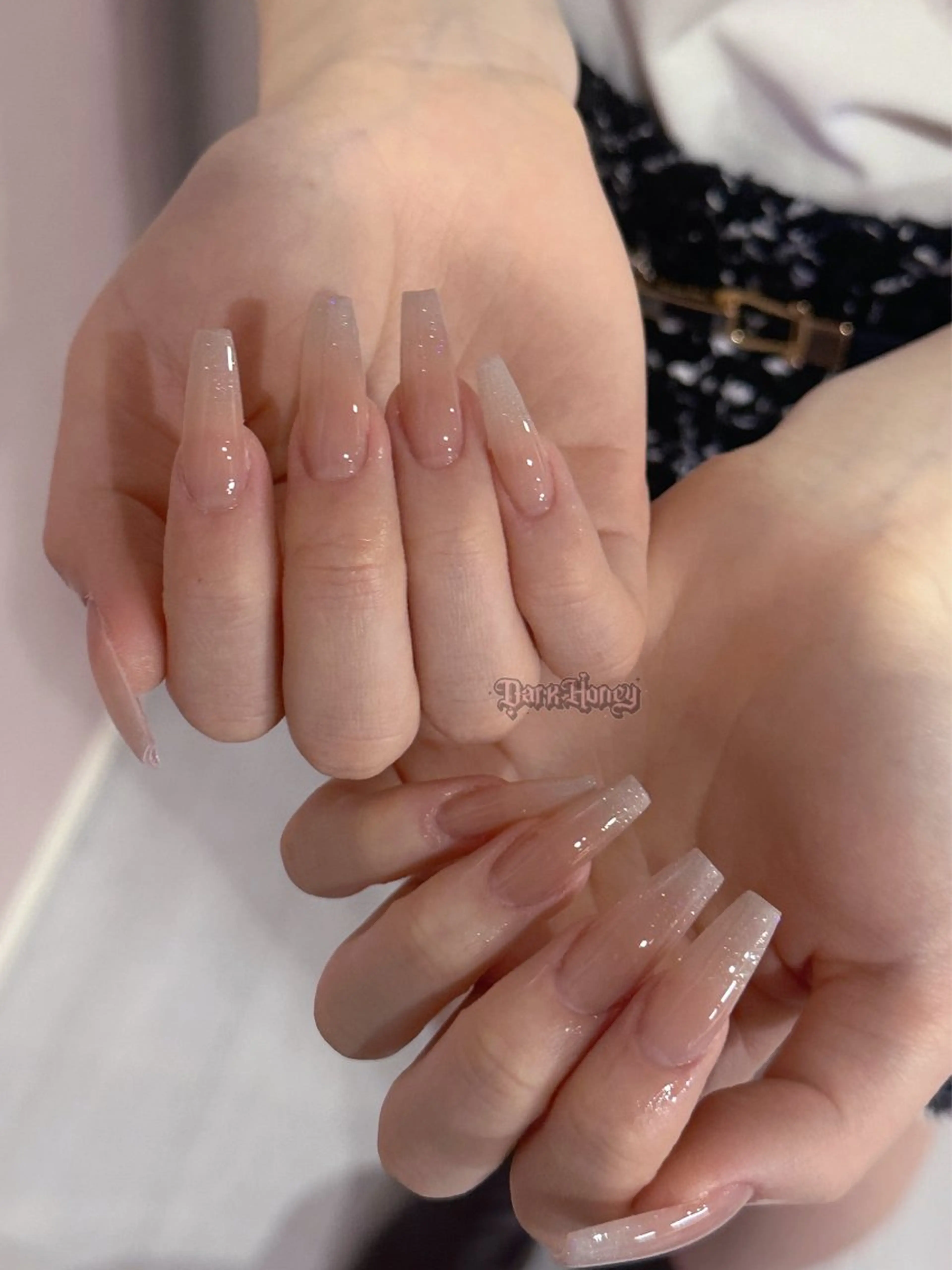 ネイル ラメ(グリッター) ラメグラデーション ワンカラーネイル Dark honey スカルプ専門原宿店のネイルデザイン