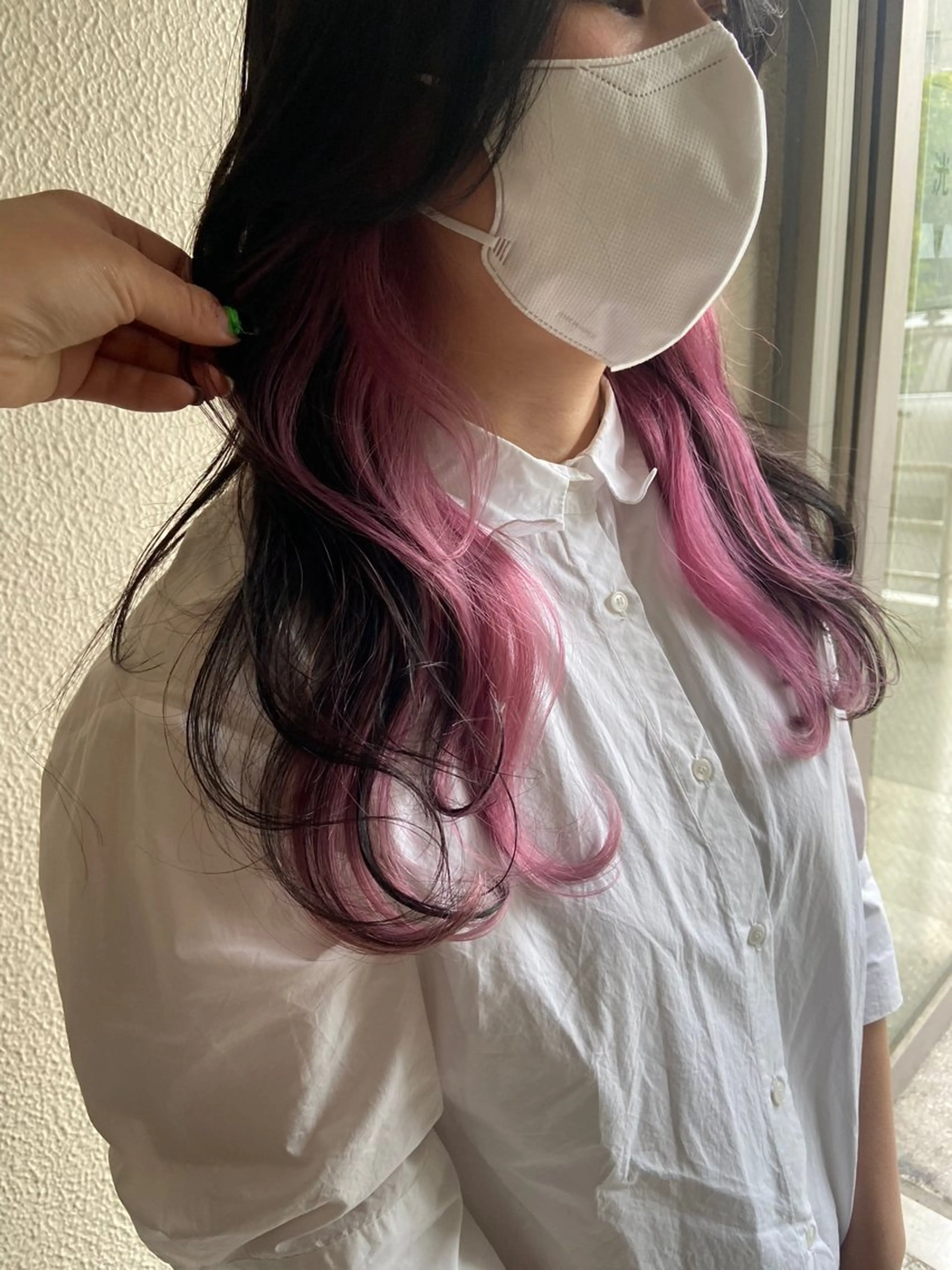 ロング カラー CIERA所属・トウジョウ アリサのヘアスタイル