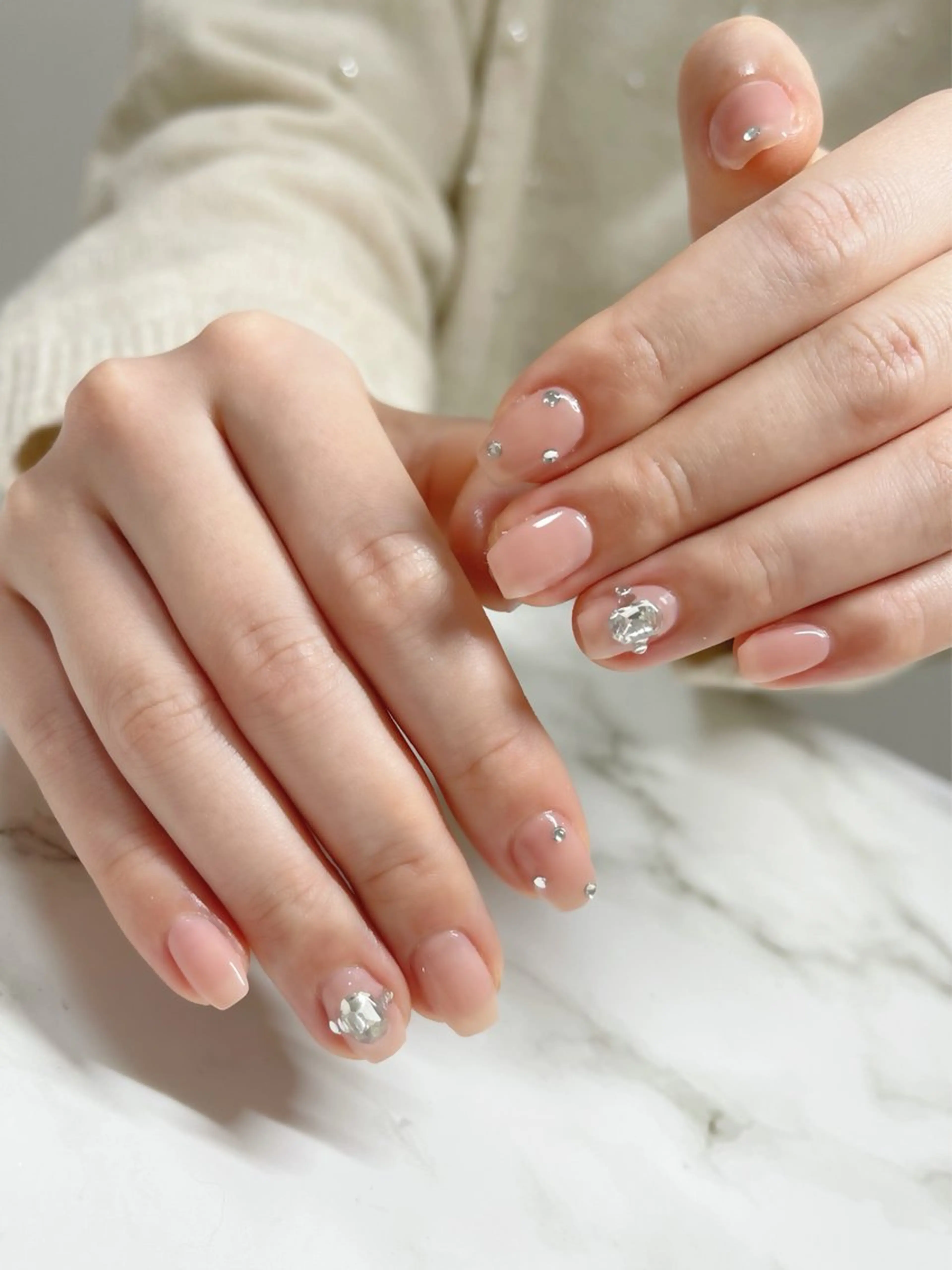 ネイル シンプルネイル ハンドネイル R@nail町田🫧所属・R@nail🫧町田 🫧らんのネイルデザイン