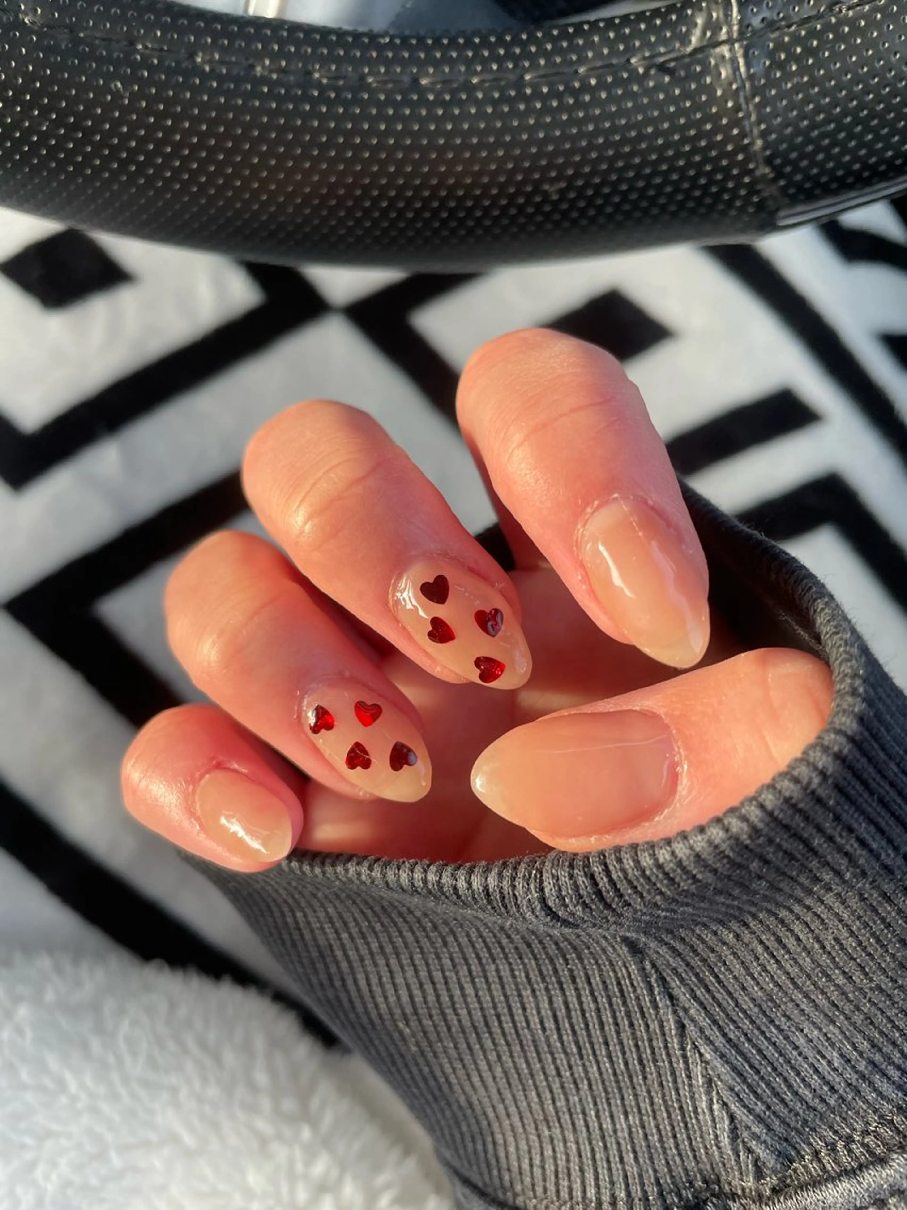 ネイル ハート シンプルネイル ilona nail&ear jewelry所属・Maya🌼 ilonaのネイルデザイン