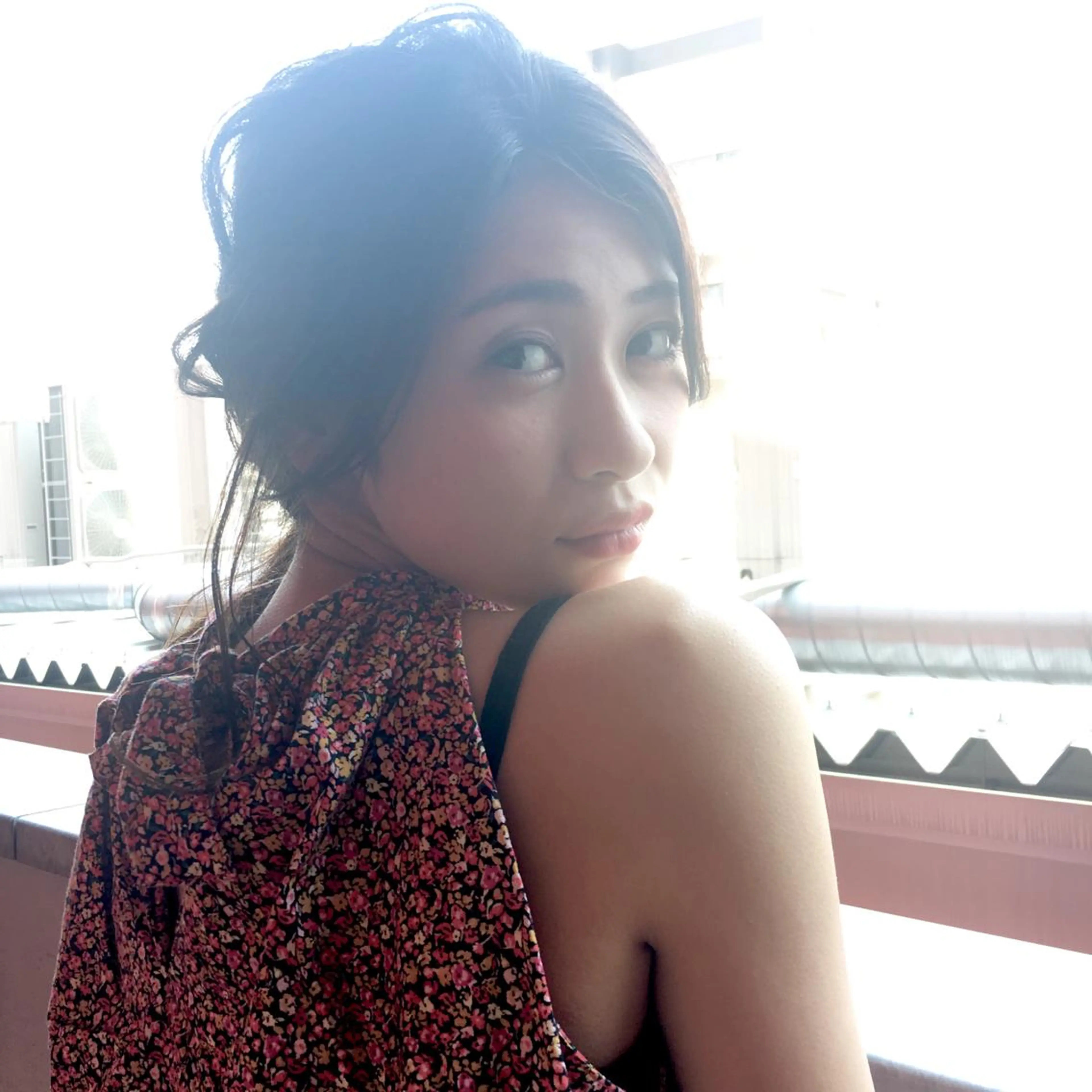 セミロング ヘアアレンジ 上川 美幸のヘアスタイル