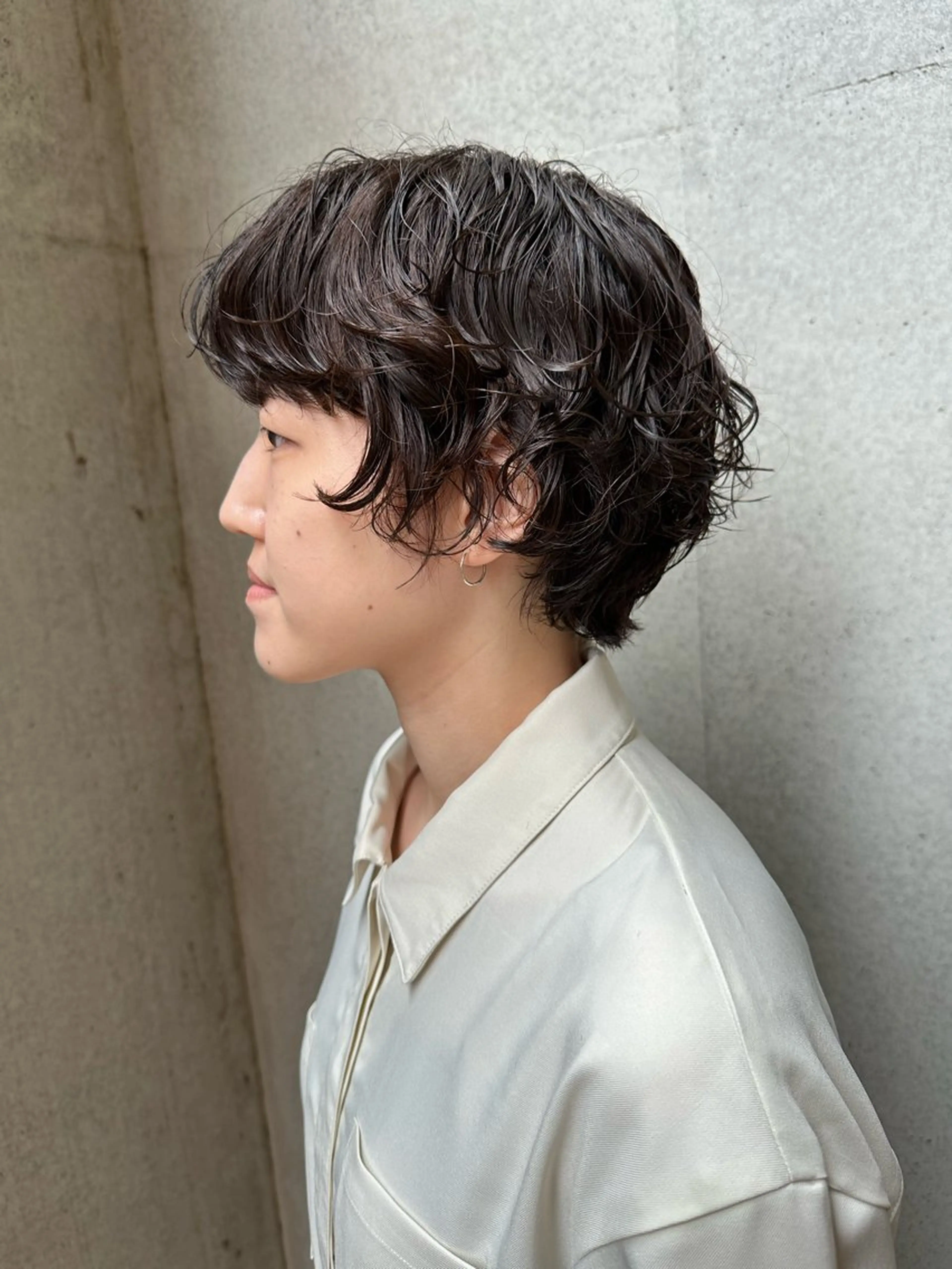 ショート パーマ 似合わせカット /パーマ岡本淳平のヘアスタイル