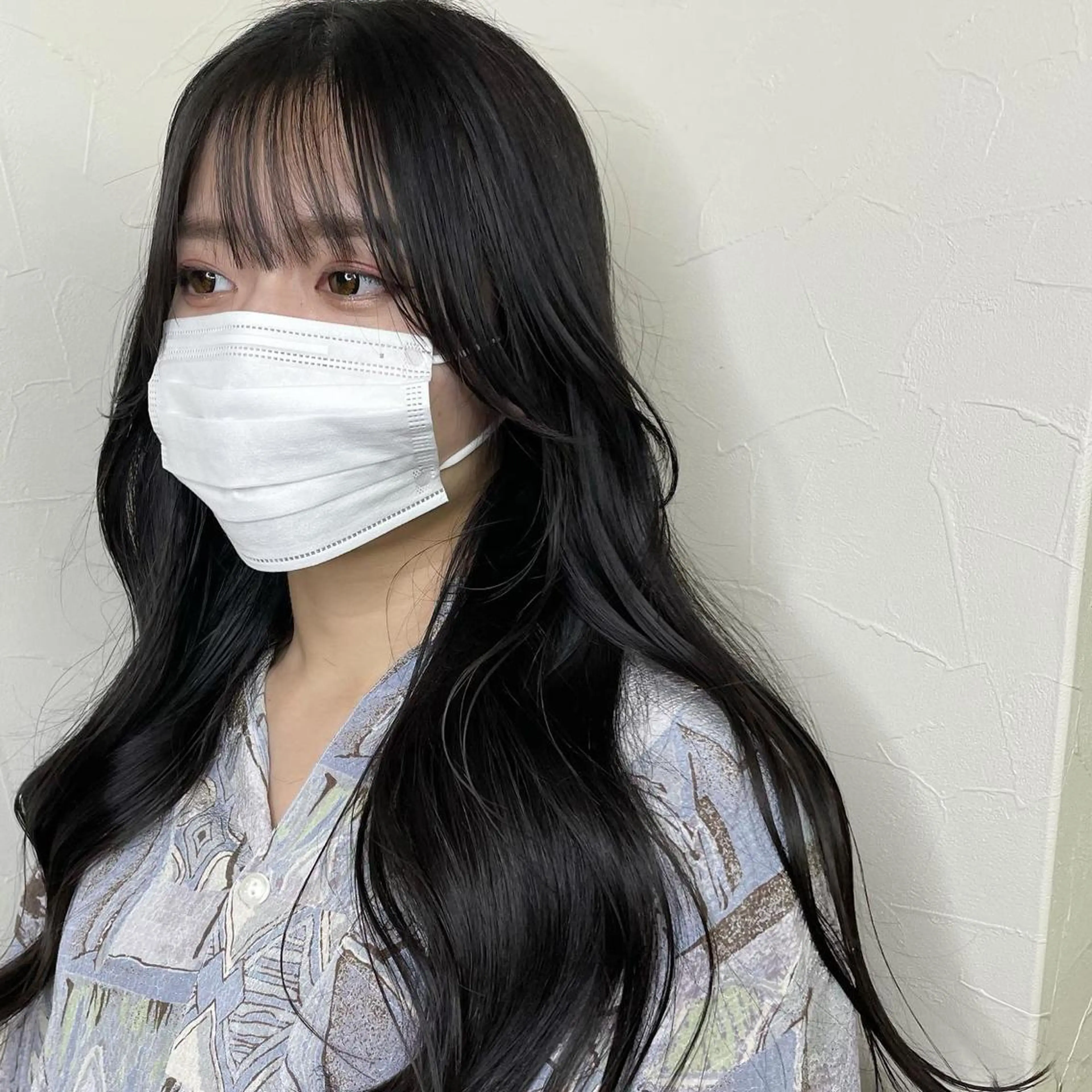 ロング カラー エギョモリ ヨシンモリ 韓国風ヘア ANNA 🧸のヘアスタイル