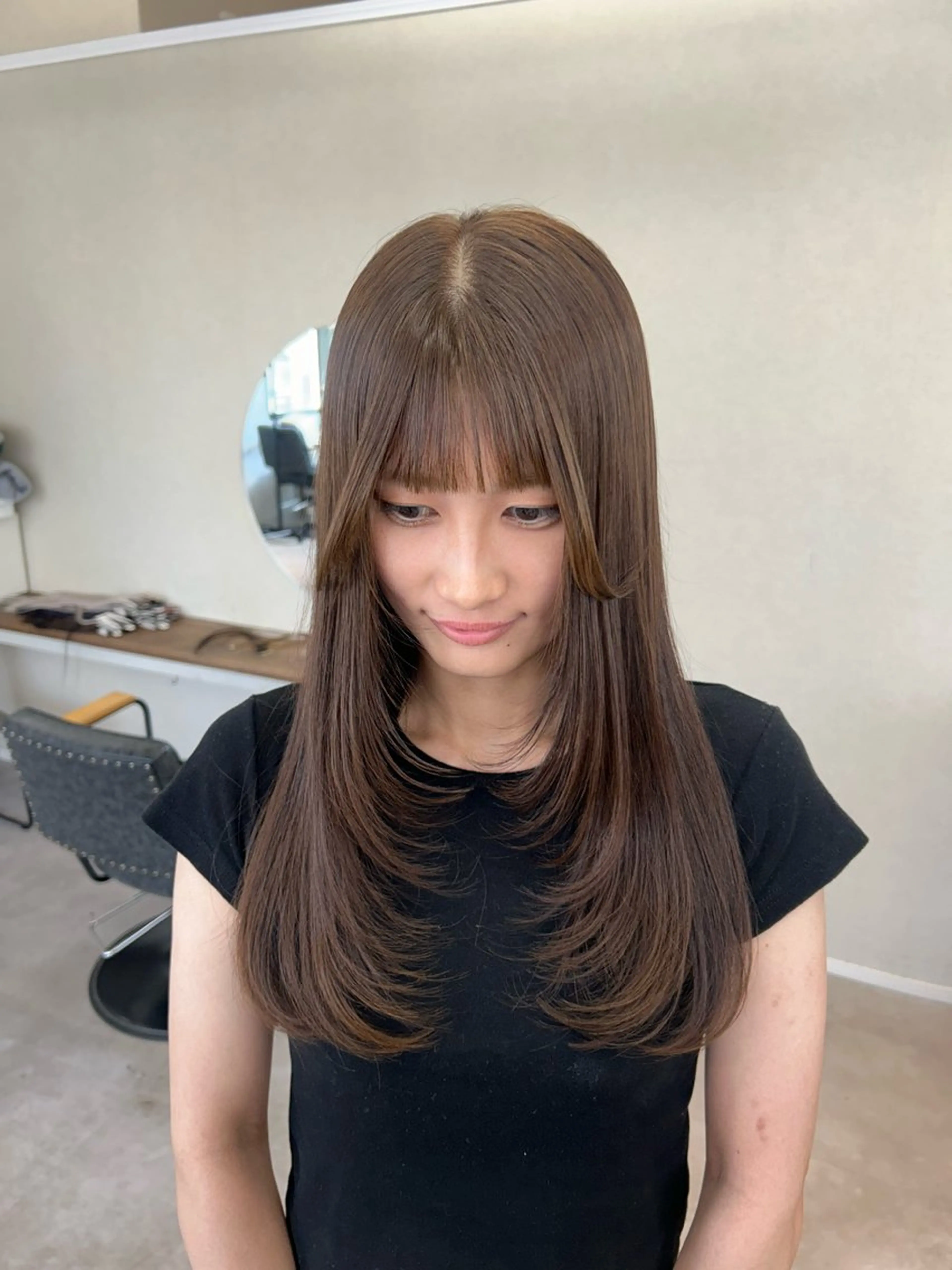 ロング レイヤーカット ume /YUEのヘアスタイル