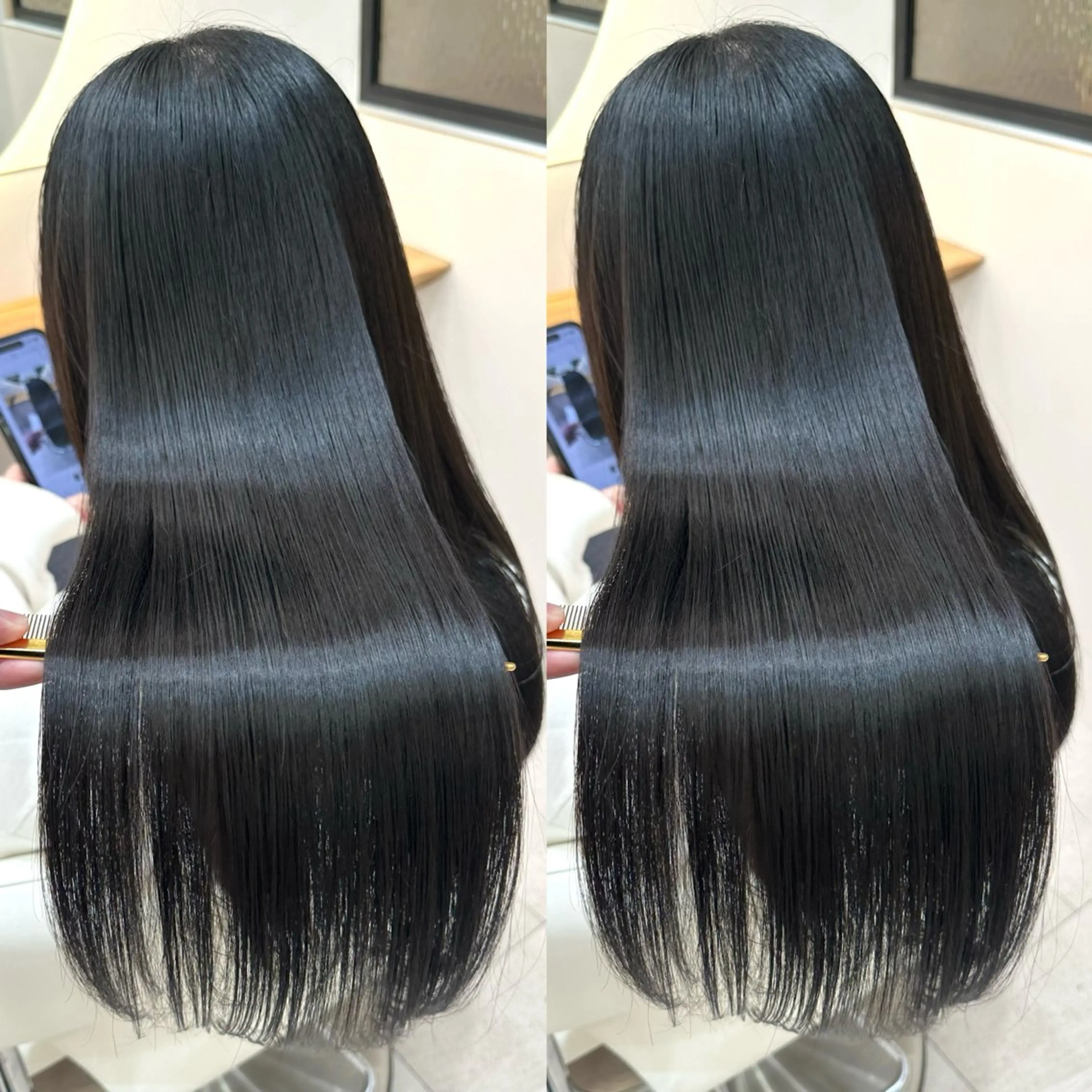 ロング 縮毛矯正 縮毛矯正 トリートメント 韓国/ワンホン/新宿 /Rumiのヘアスタイル