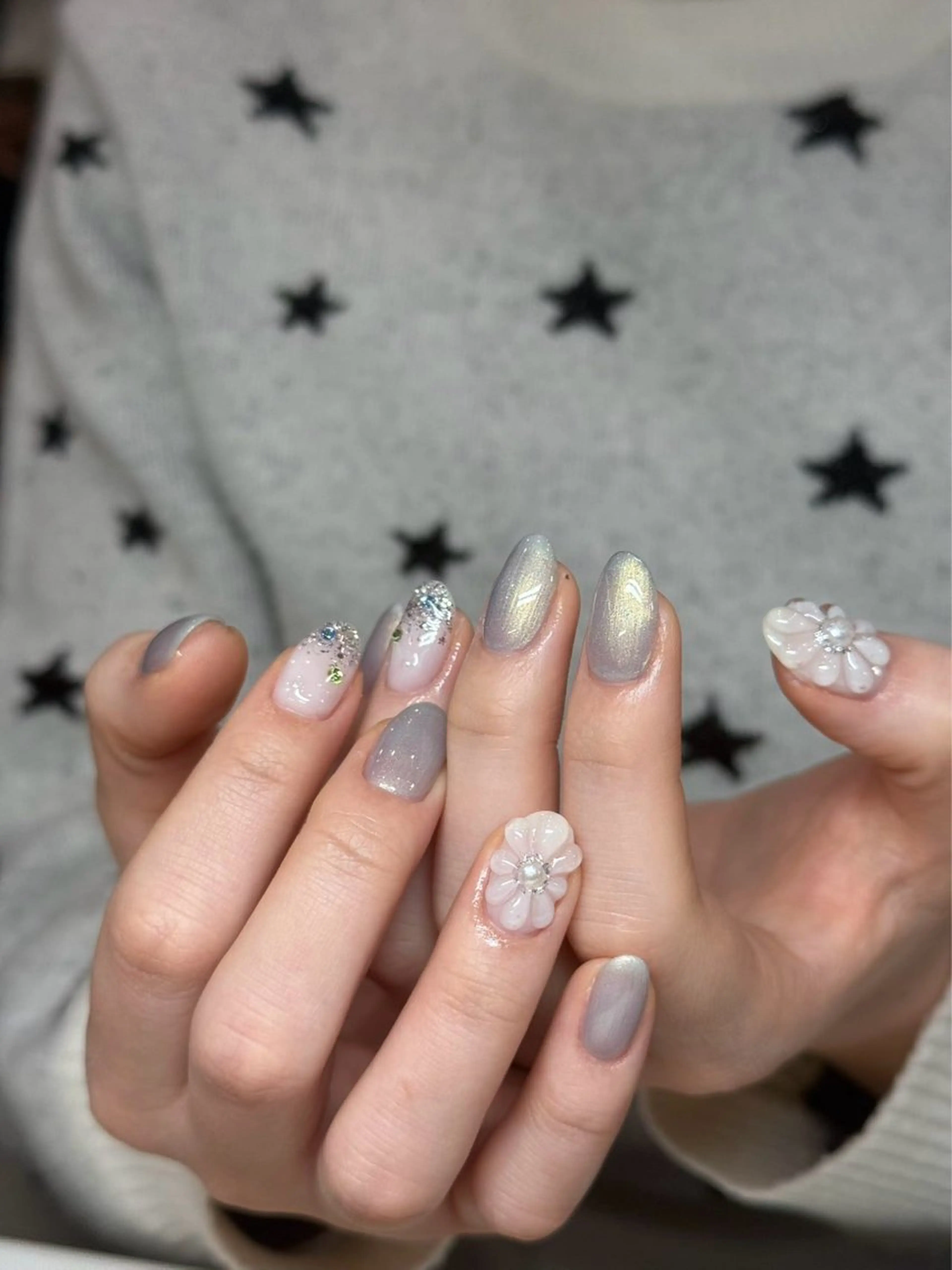 ネイル Ui_Amor (パラジェル)のネイルデザイン