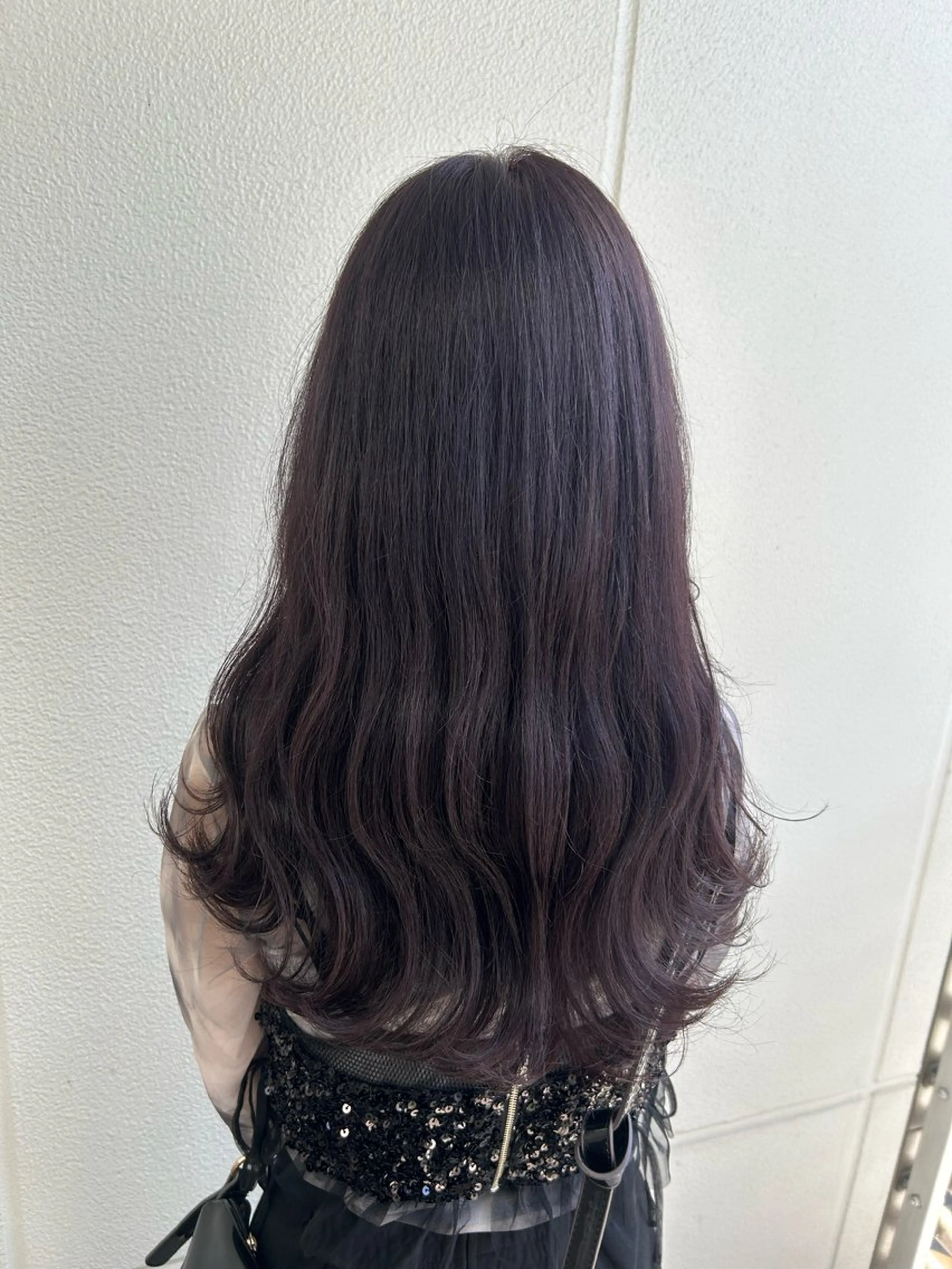 セミロング カラー ヘアアレンジ グレージュ ラベンダーカラー ラベンダーグレージュ ラベンダーグレー 暖色/垢抜け韓国ヘア 🇰🇷桑原ユキネのヘアスタイル