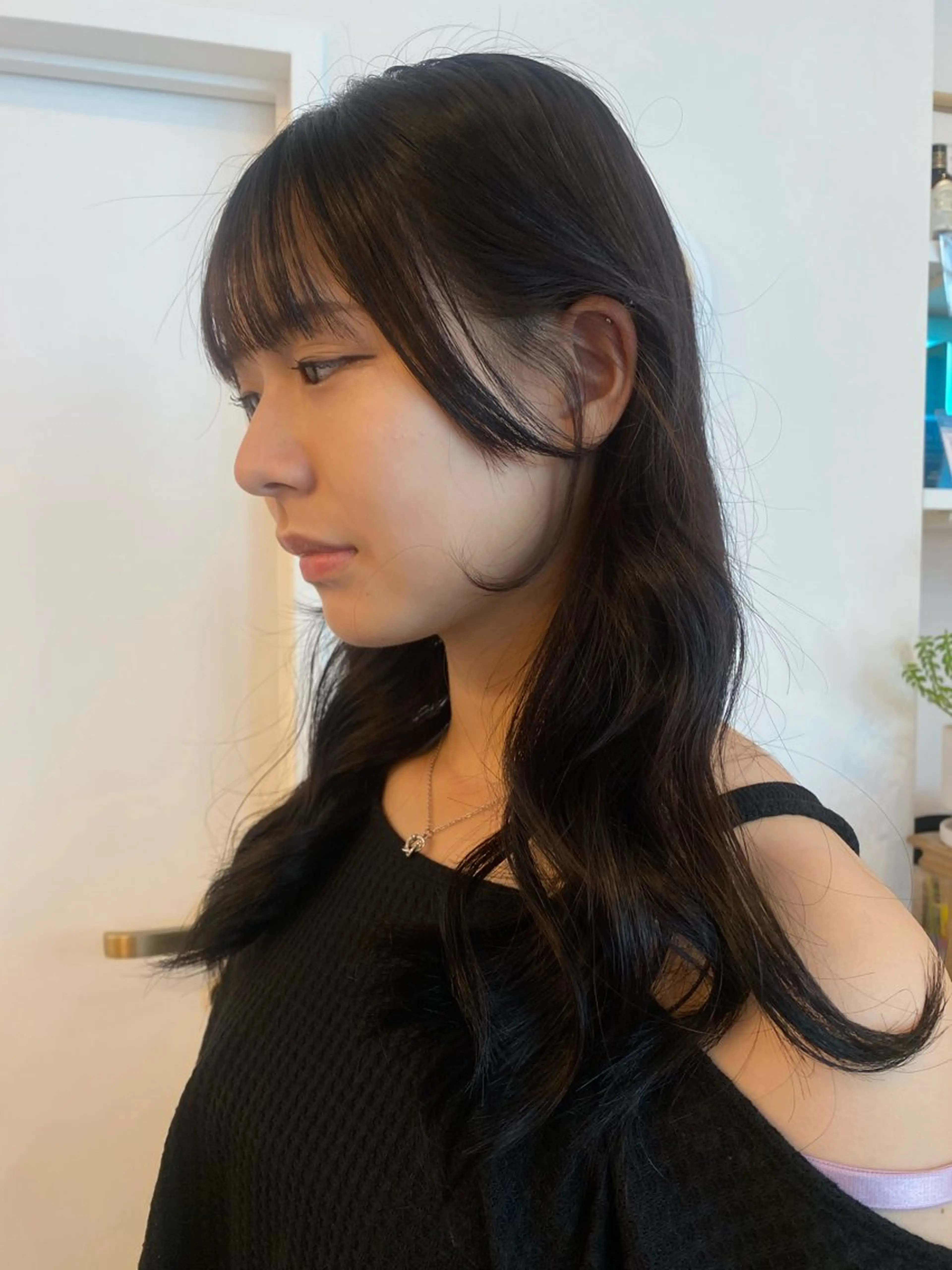 ロング 顔周りカット カット ichika/天神 /parc hairのヘアスタイル