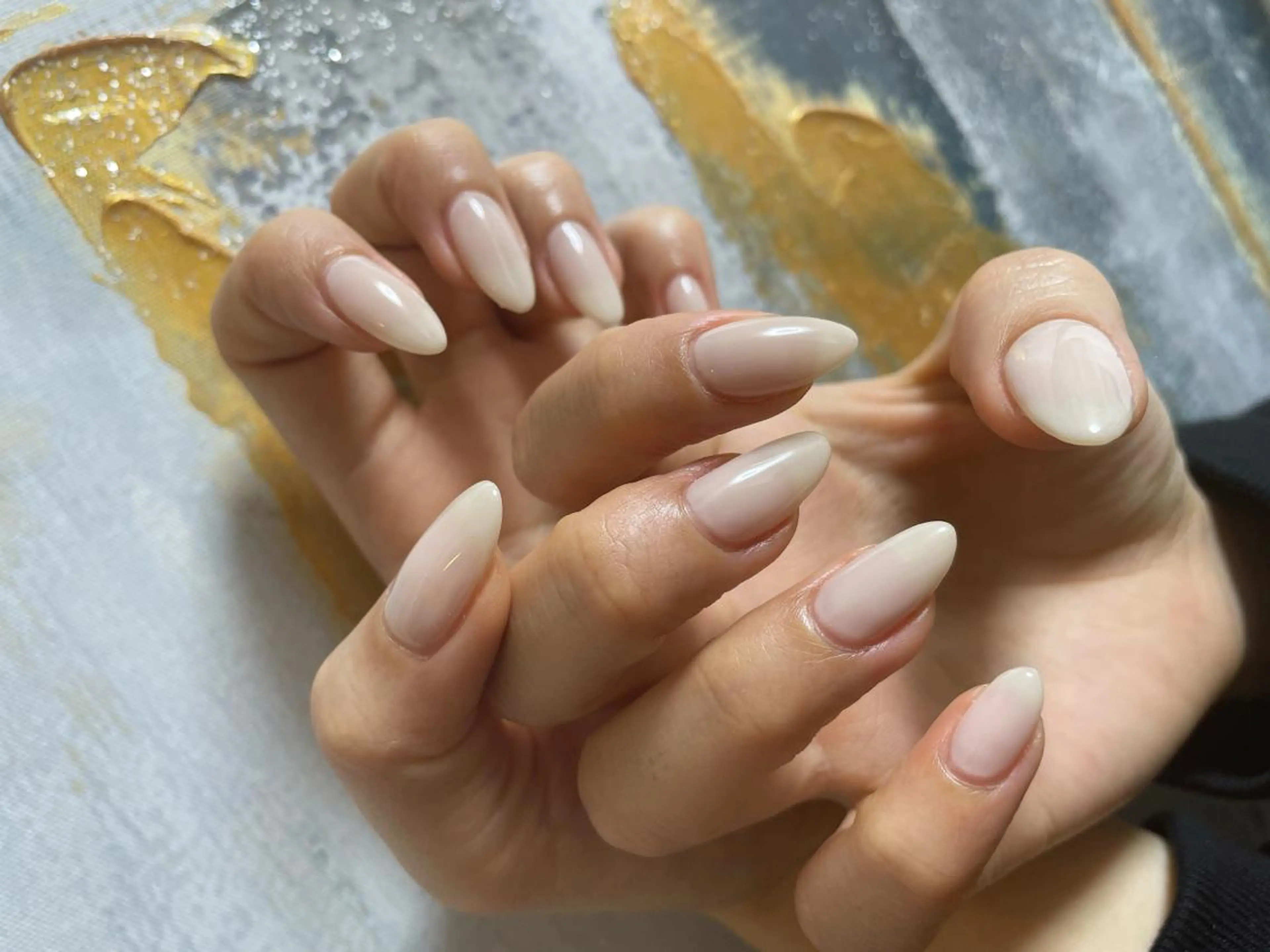 ネイル オーロラネイル フラワーネイル フットネイル フレンチネイル ジェルネイル Mogu nail 二子玉川のネイルデザイン