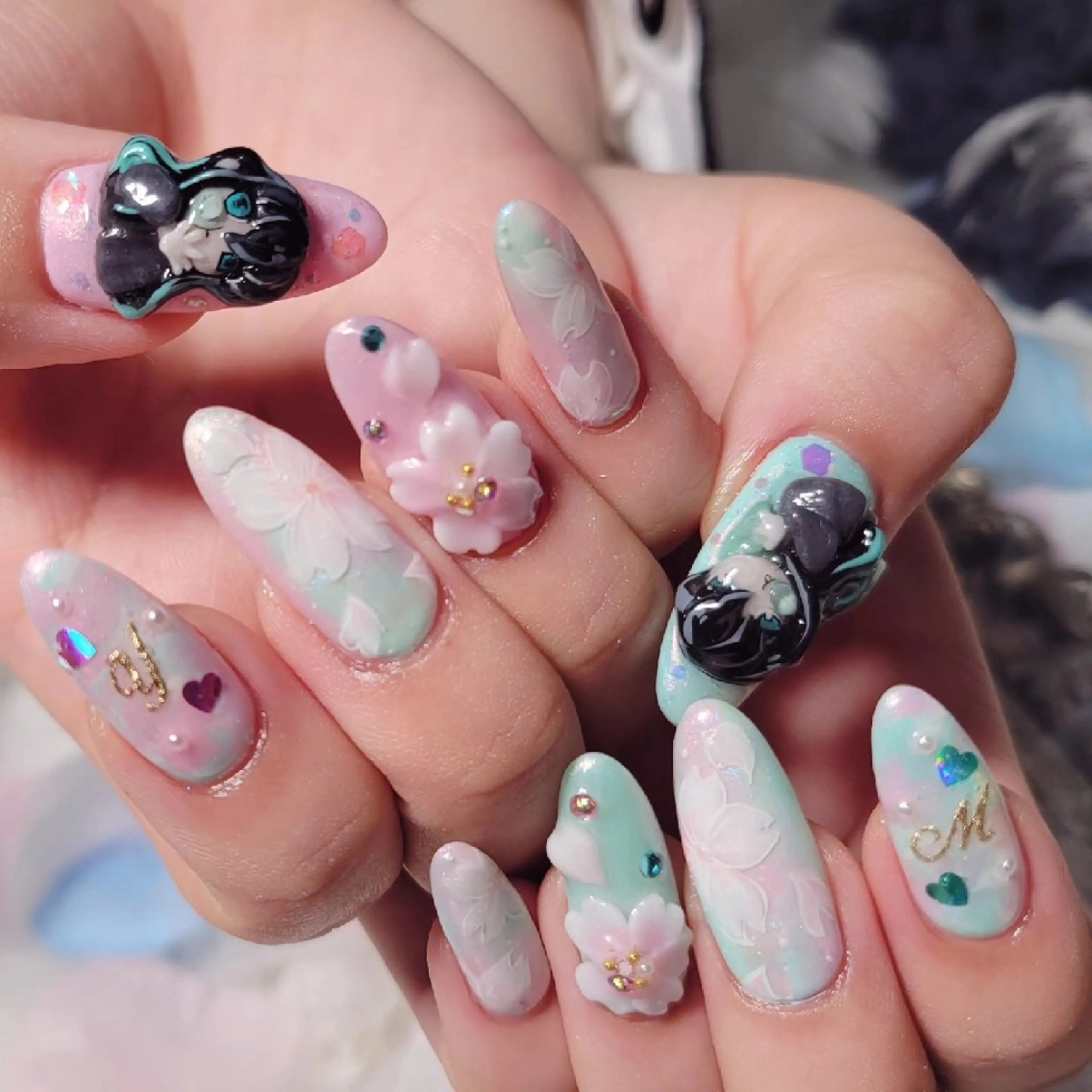 ネイル アートネイル ジェルネイル おで@ oderi_nailのネイルデザイン