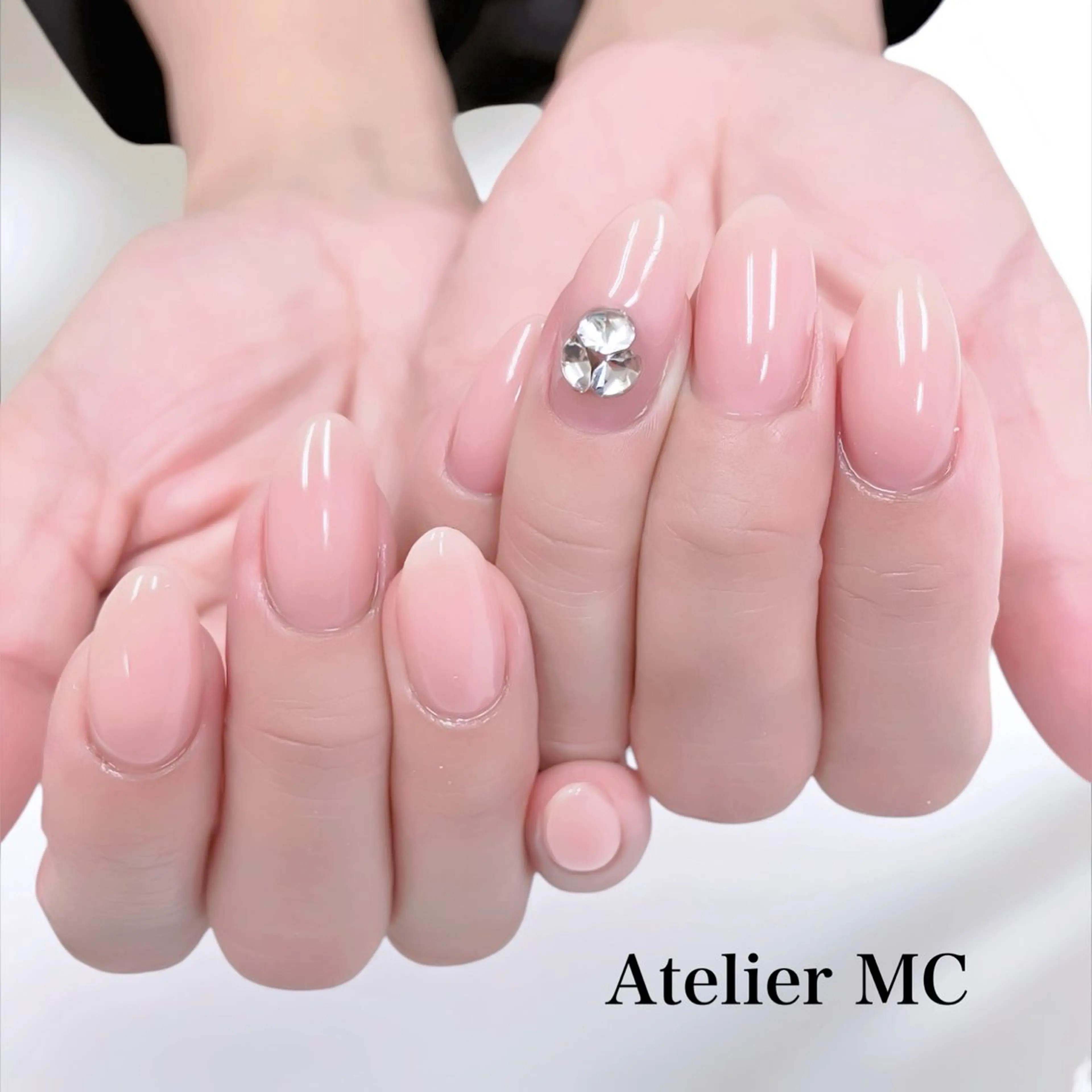 ネイル ストーンネイル ハンドネイル アトリエ エムシー 【新富町・東銀座】のネイルデザイン