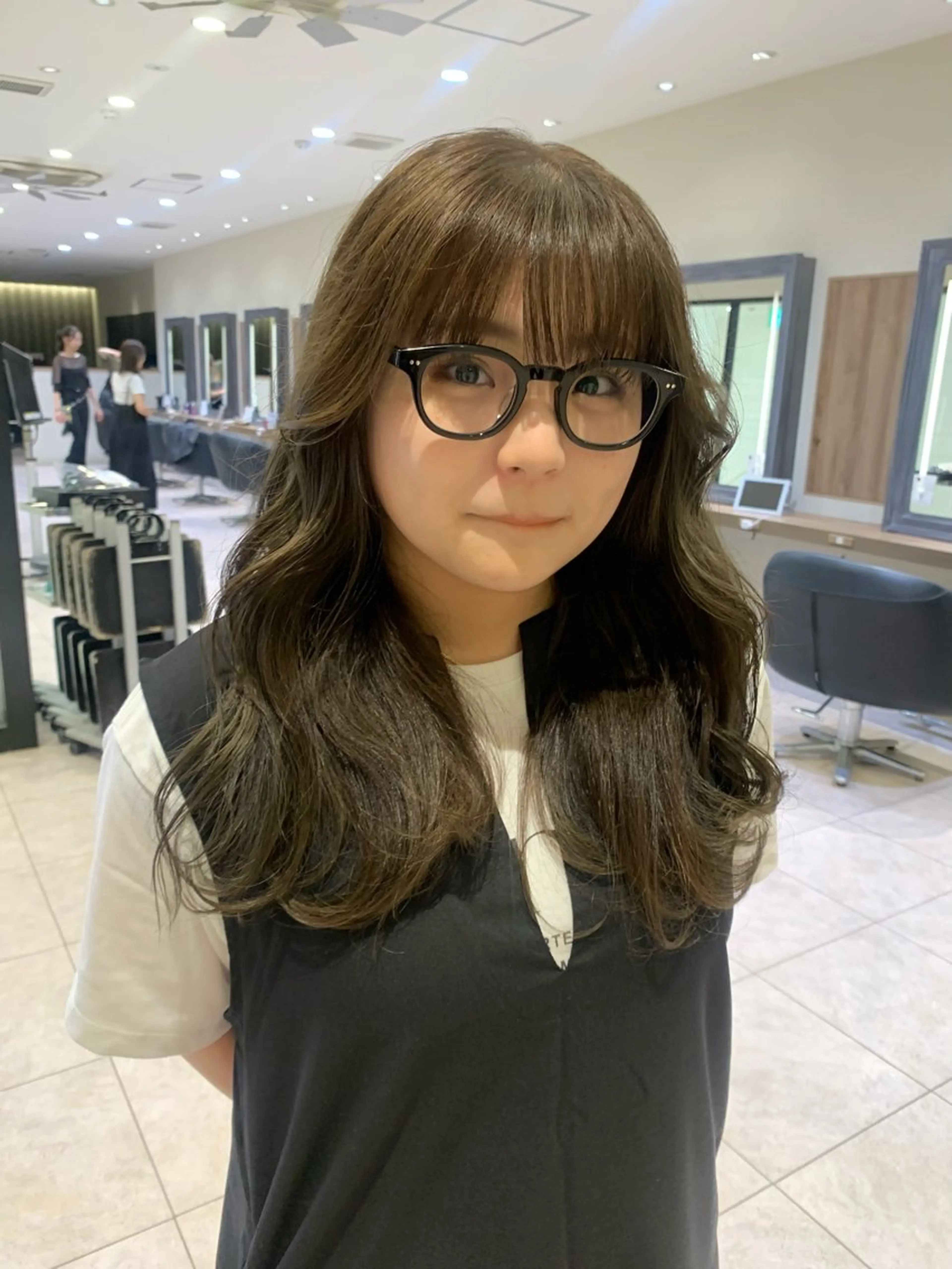 ロング カラー ブリーチ ダブルカラー ブリーチなしカラー 🌀perm / bob / RINAのヘアスタイル