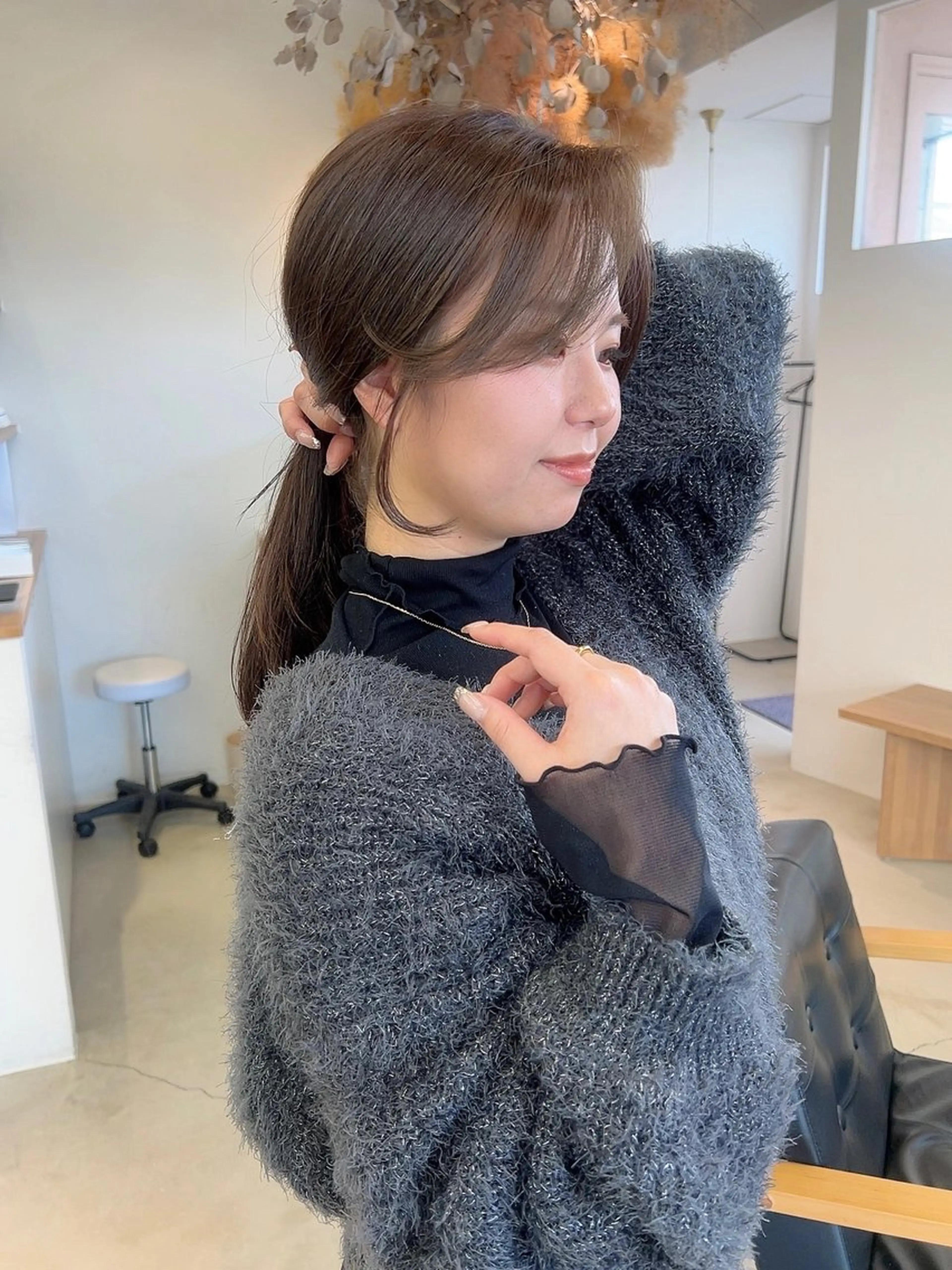 ロング カット ヘアカラー トリートメント vince. moekoのヘアスタイル