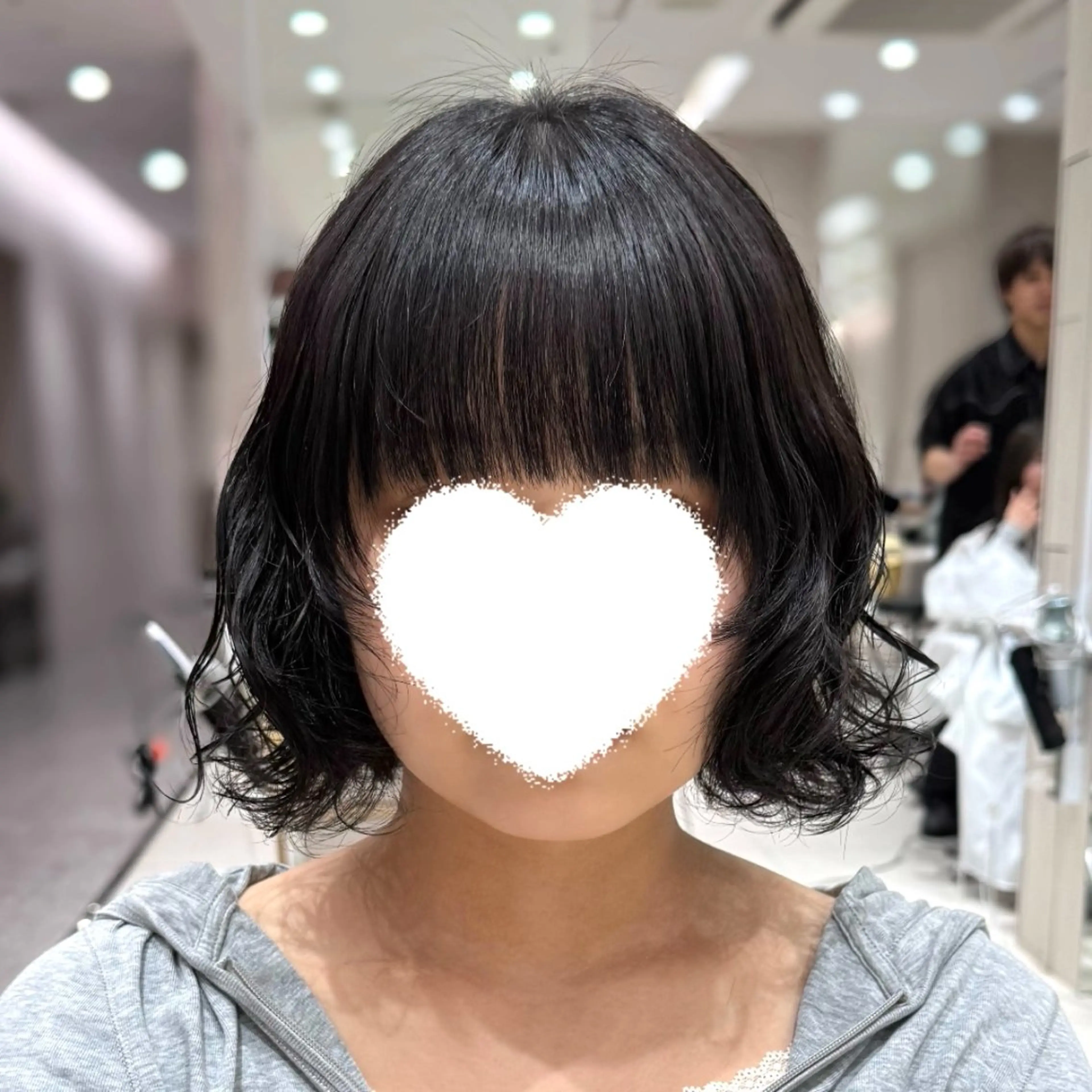 ショート パーマ カット パーマ トリートメント 内田 志乃のヘアスタイル