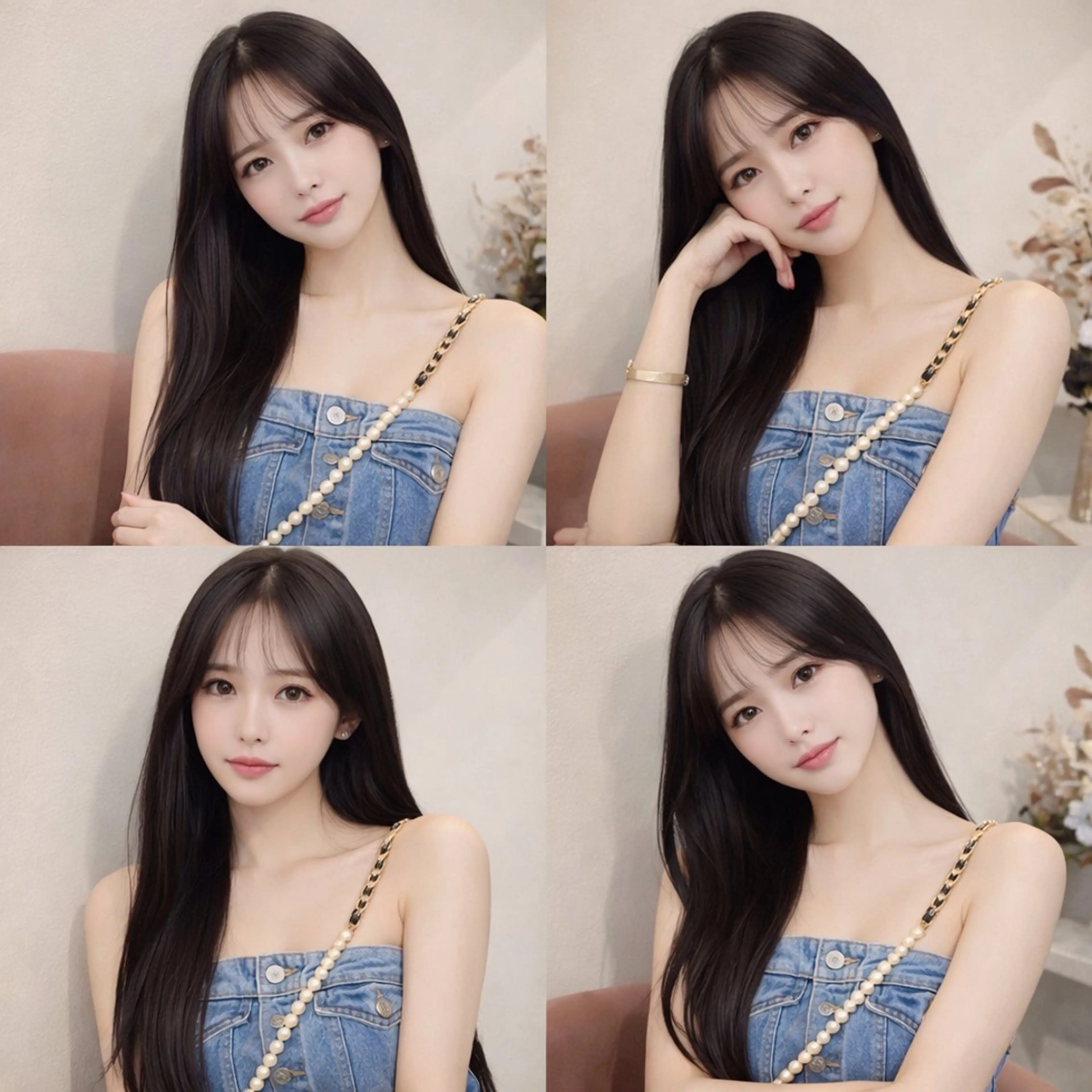 ロング 顔まわりレイヤー 髪質改善 韓国風ヘア レイヤーカット トリートメント カット ヘアカラー トリートメント ♦️髪質改善美髪矯正 💍谷口克也♦️のヘアスタイル