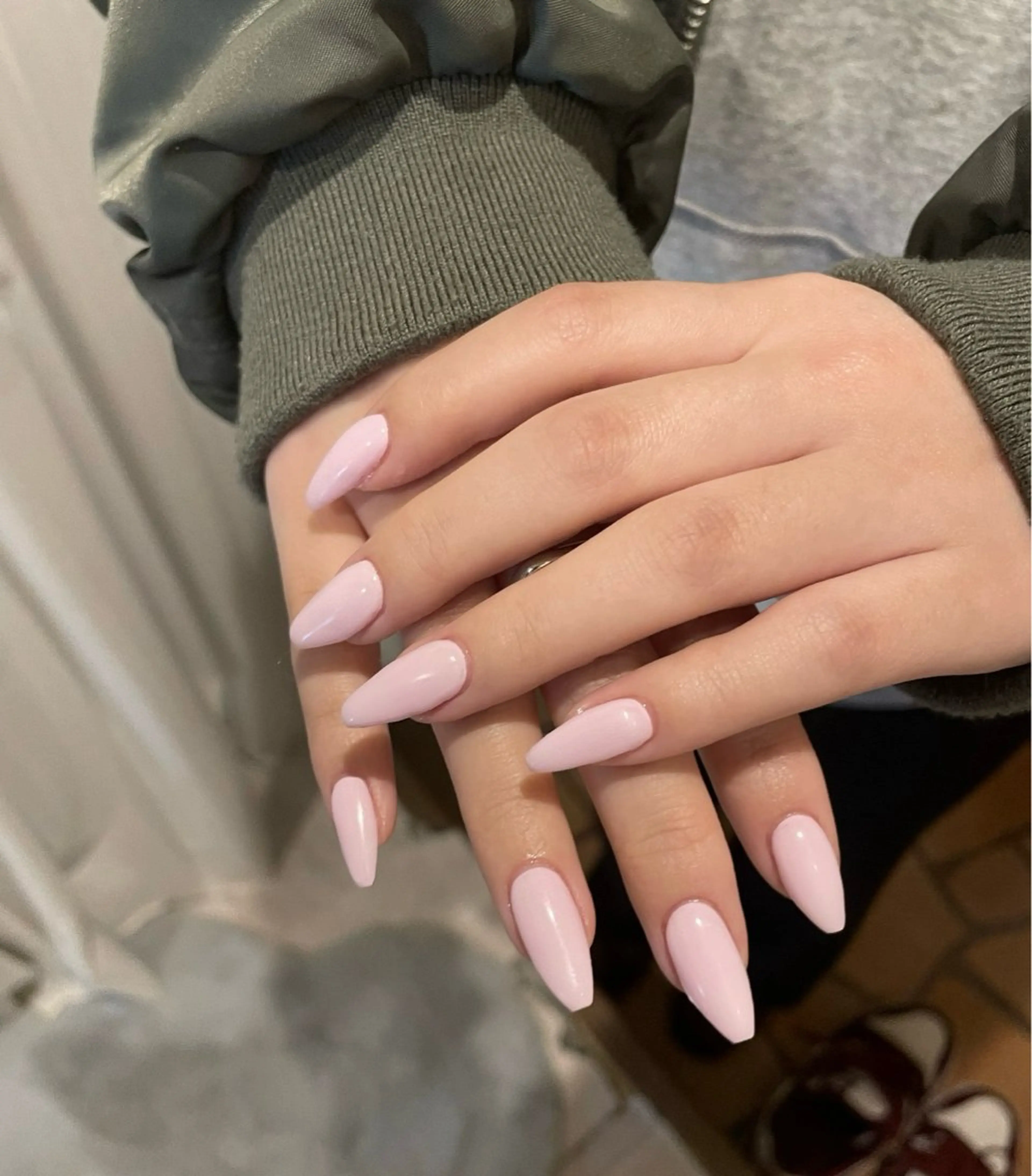 フルチップ長さだしワンカラー (オフあり）の写真