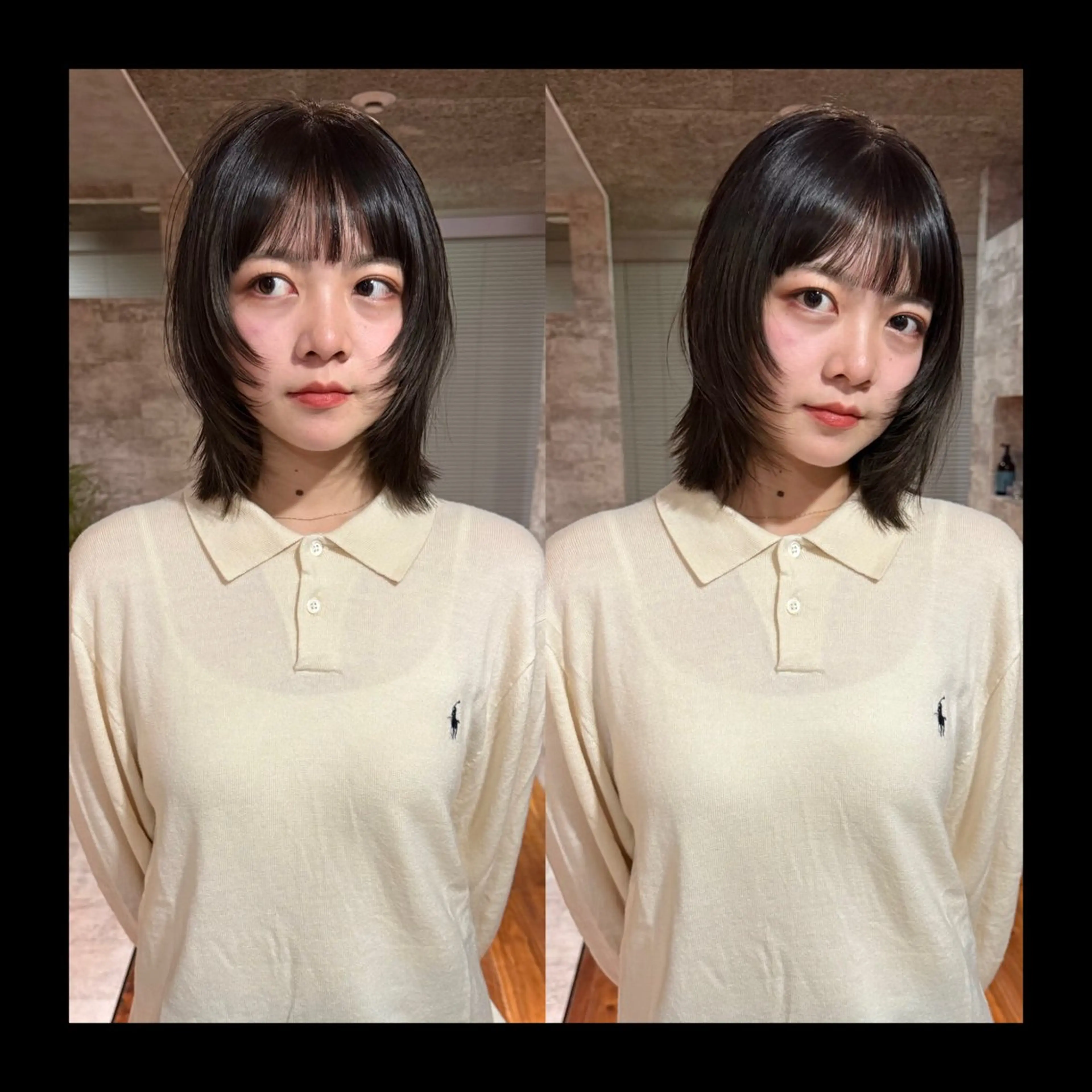 ミディアム カラー パーマ カット ヘアカラー 縮毛矯正 トリートメント mai / linoah˚✧のヘアスタイル