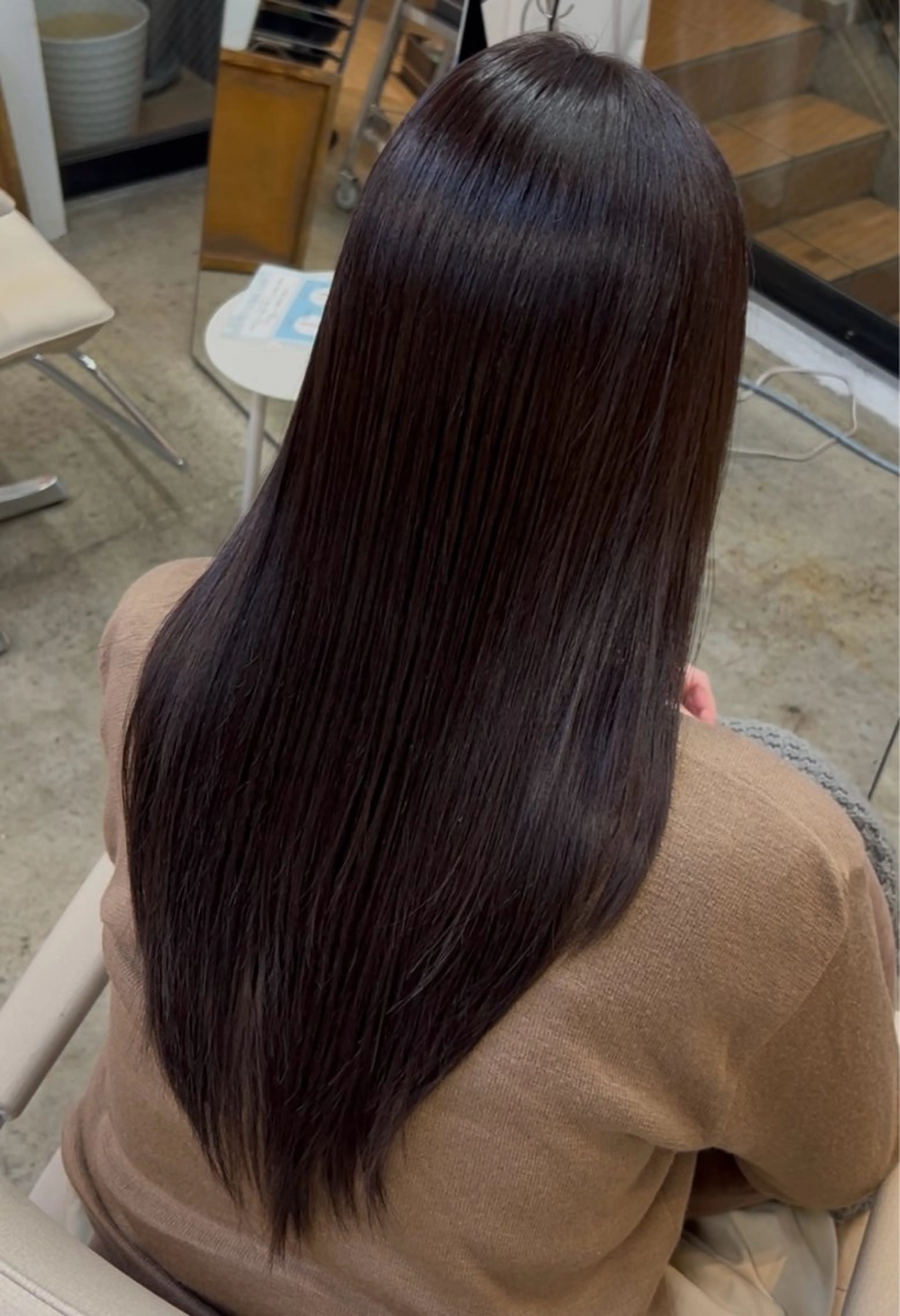 ロング カラー ヘアカラー ANLY.meijijingumae所属・暗髪カラー/ 透明感カラー/真菜のヘアスタイル