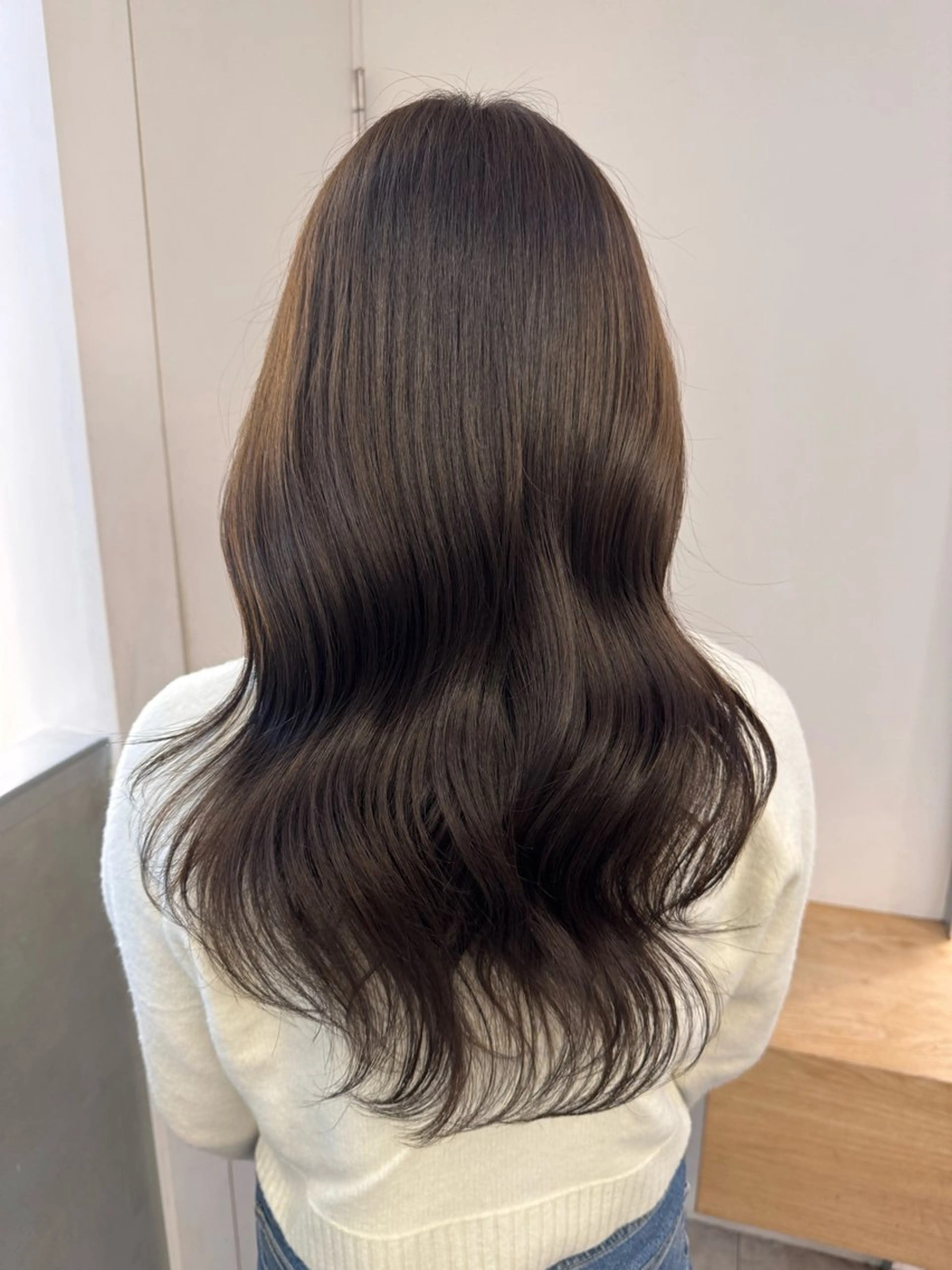 セミロング カット ヘアカラー トリートメント ♡可愛い艶髪特化♡ 艶髪先生のヘアスタイル