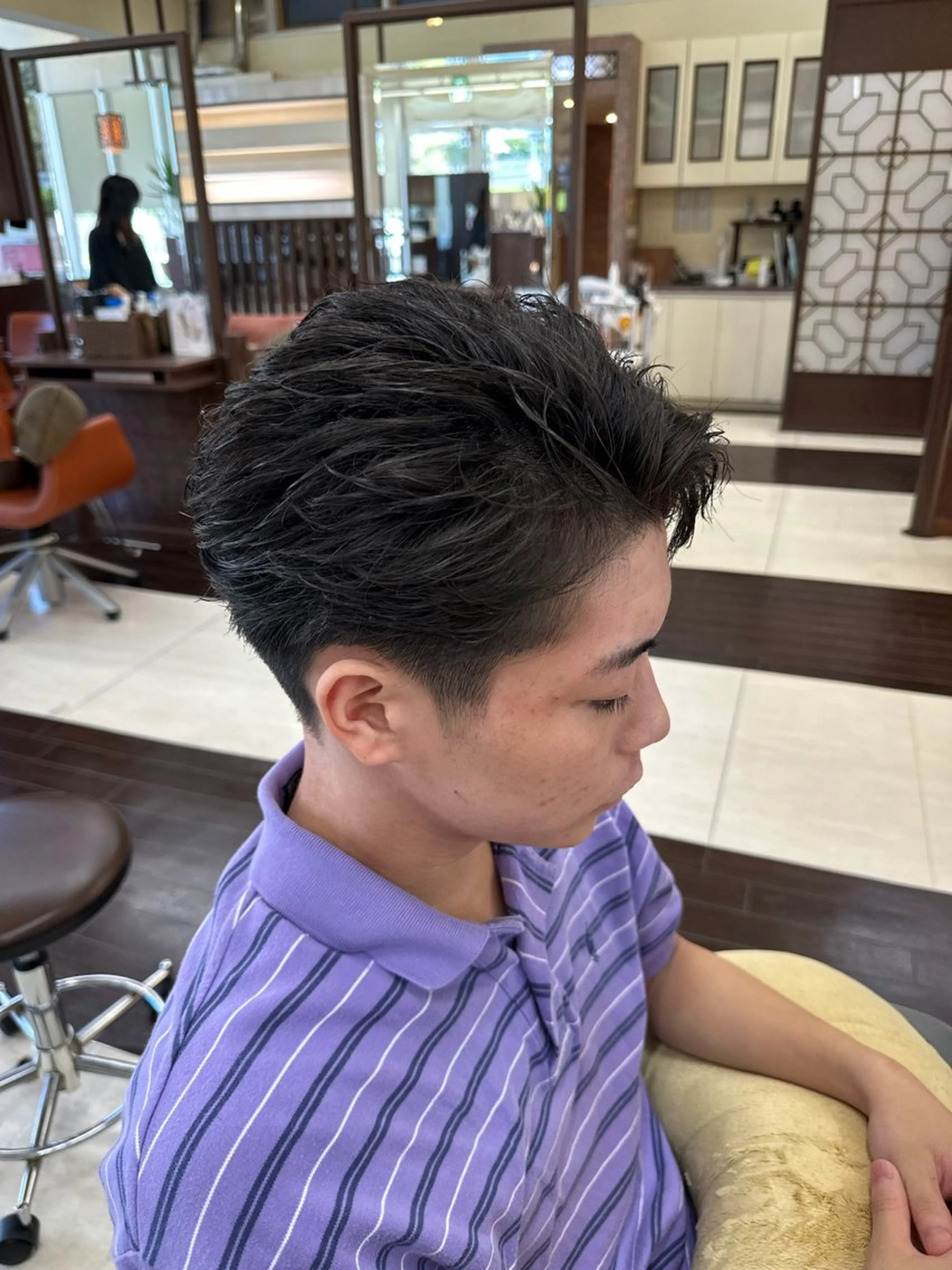 ショート カラー パーマ カット パーマ ヘアセット 毎月230人担当/ メンズヘア/清和武虎のヘアスタイル