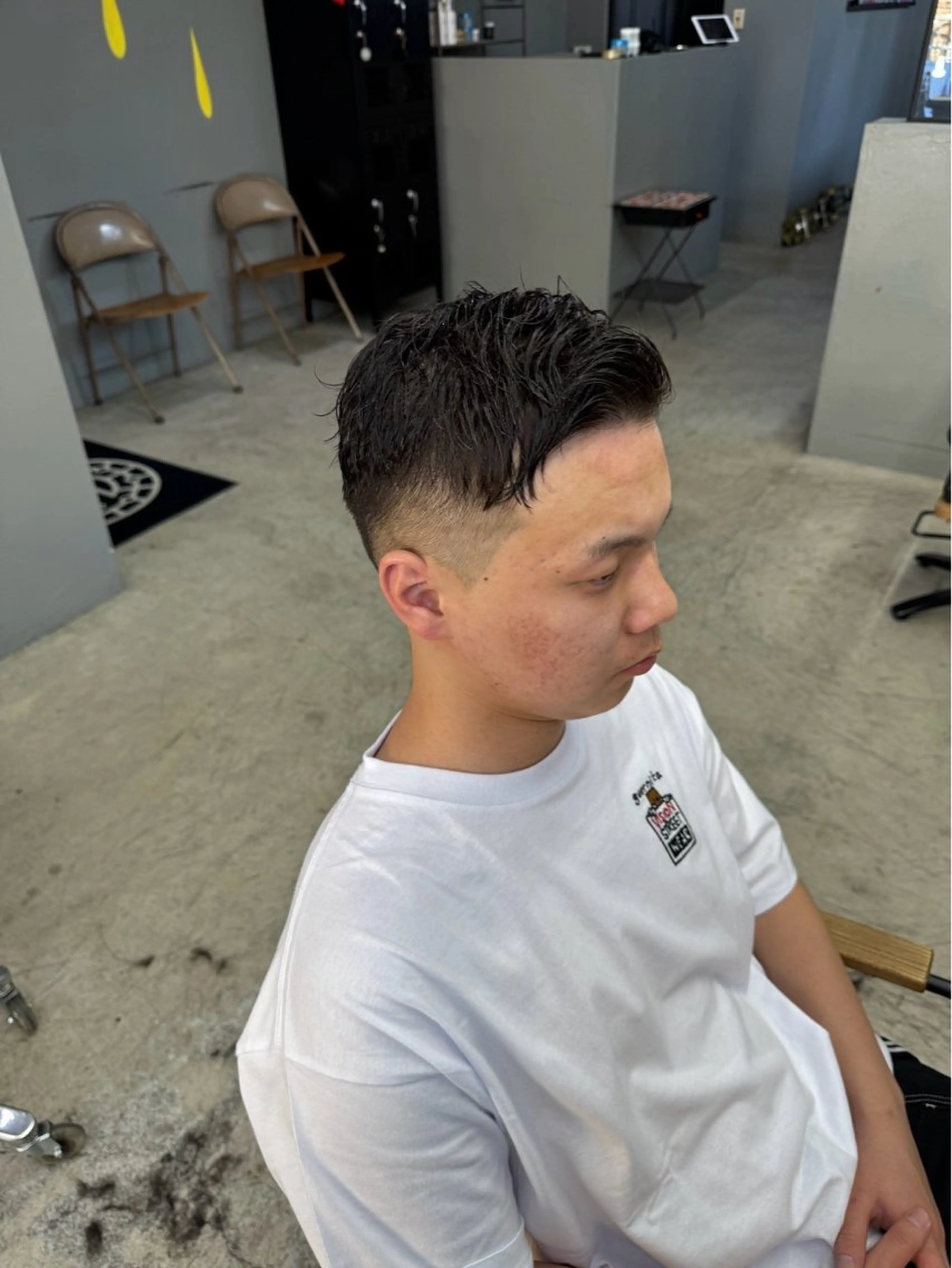 ショート メンズ カット ヘッドスパ メンズ専門サロン wokeのヘアスタイル