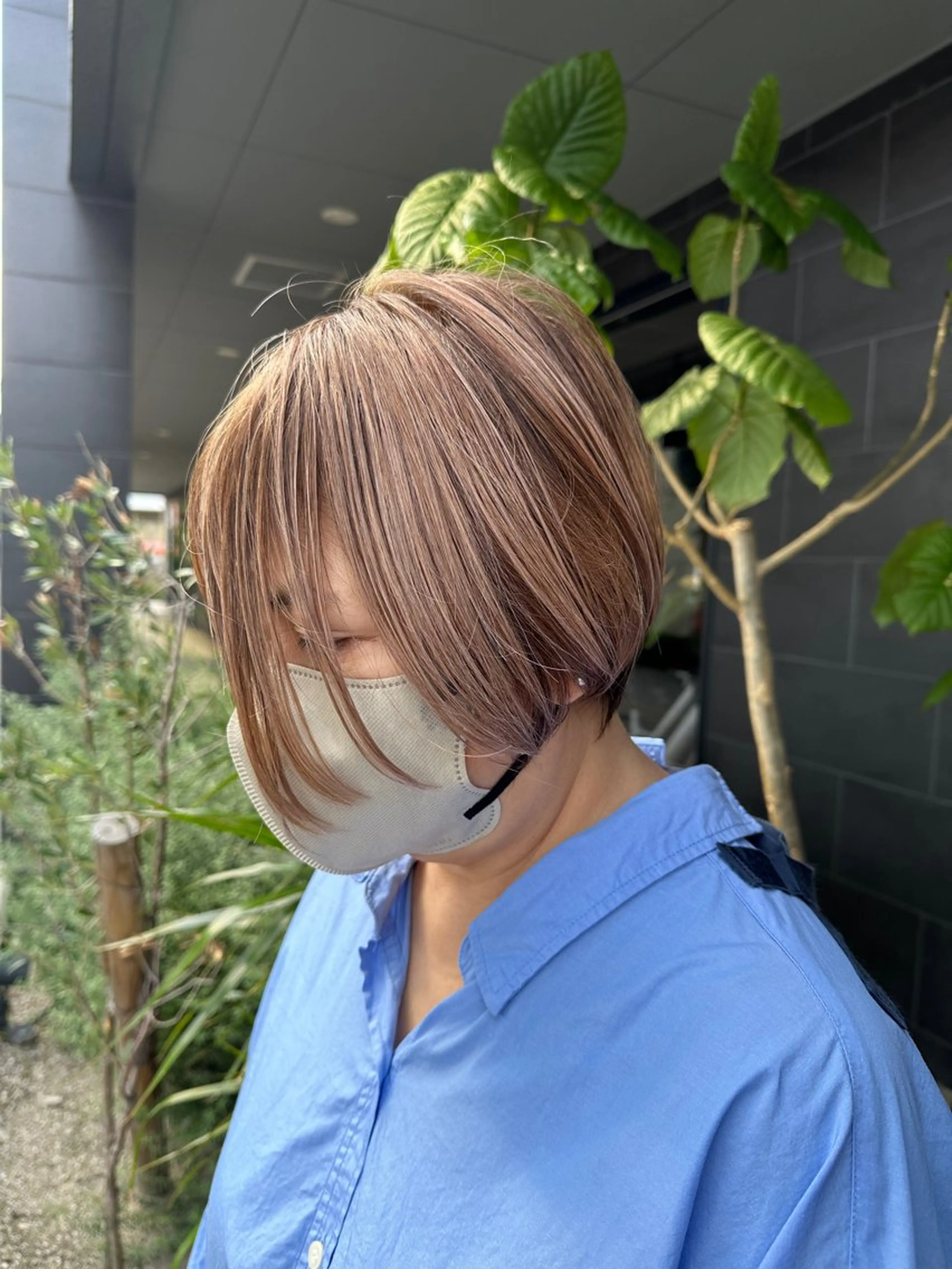 ショート カラー ハイライトカラー 外国人風カラー ハイライト カット ヘアカラー トリートメント olga所属・松尾謙佑【ハイライト LEDエクステ】のヘアスタイル