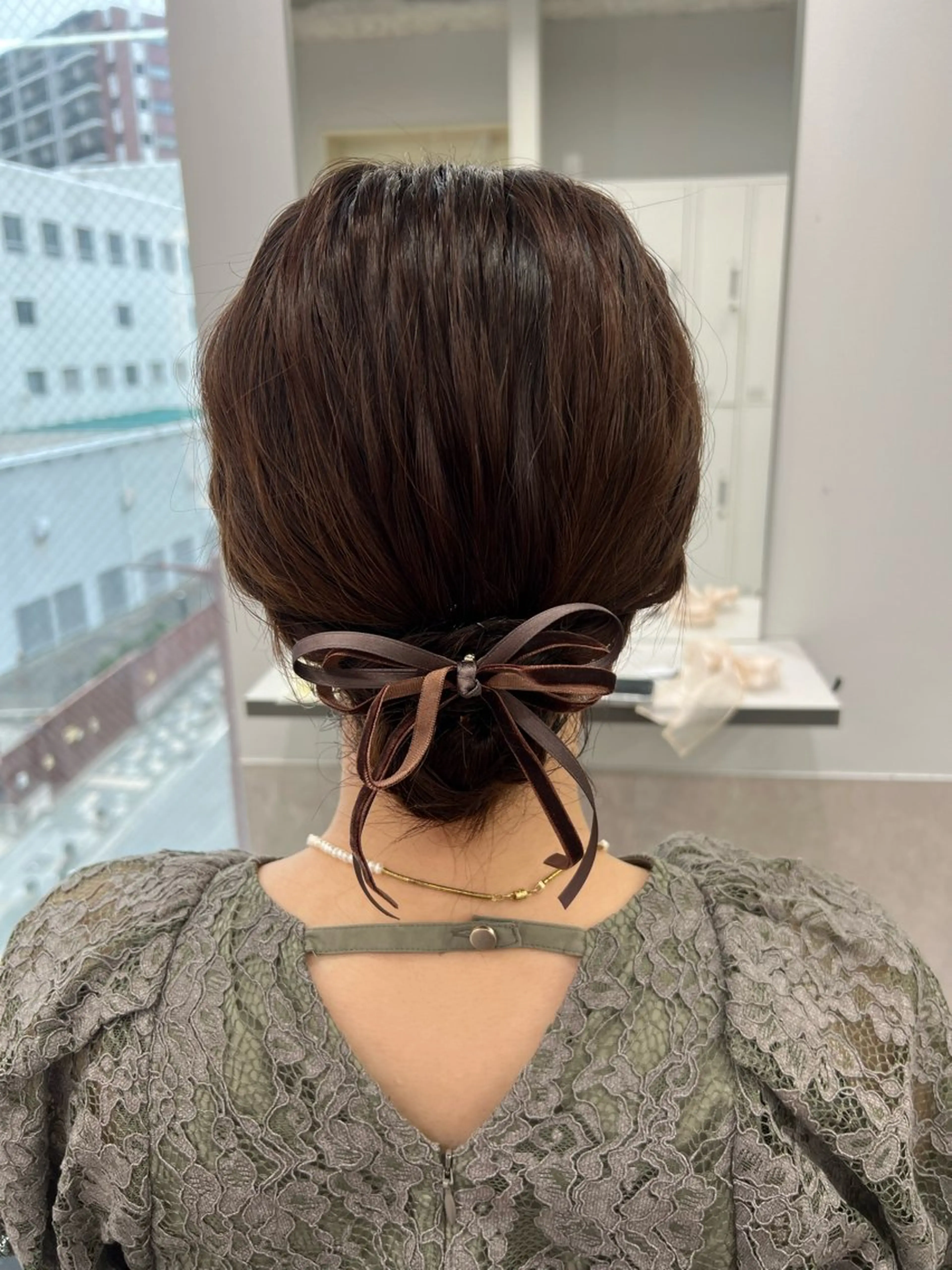 ショート ボブ ヘアセット maya レイヤーカットのヘアスタイル