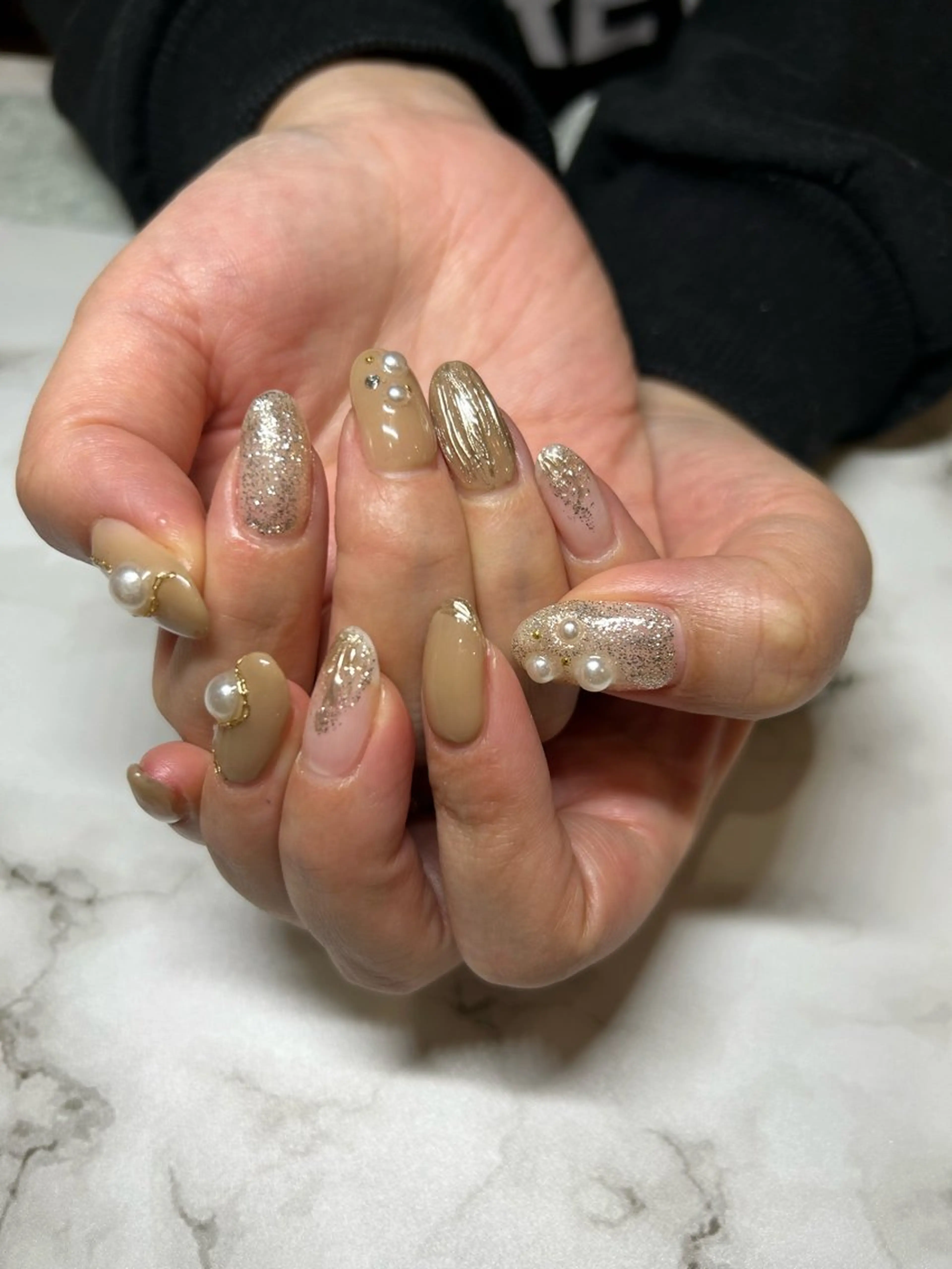 ネイル アートネイル ハンドネイル Mani cafe nailのネイルデザイン