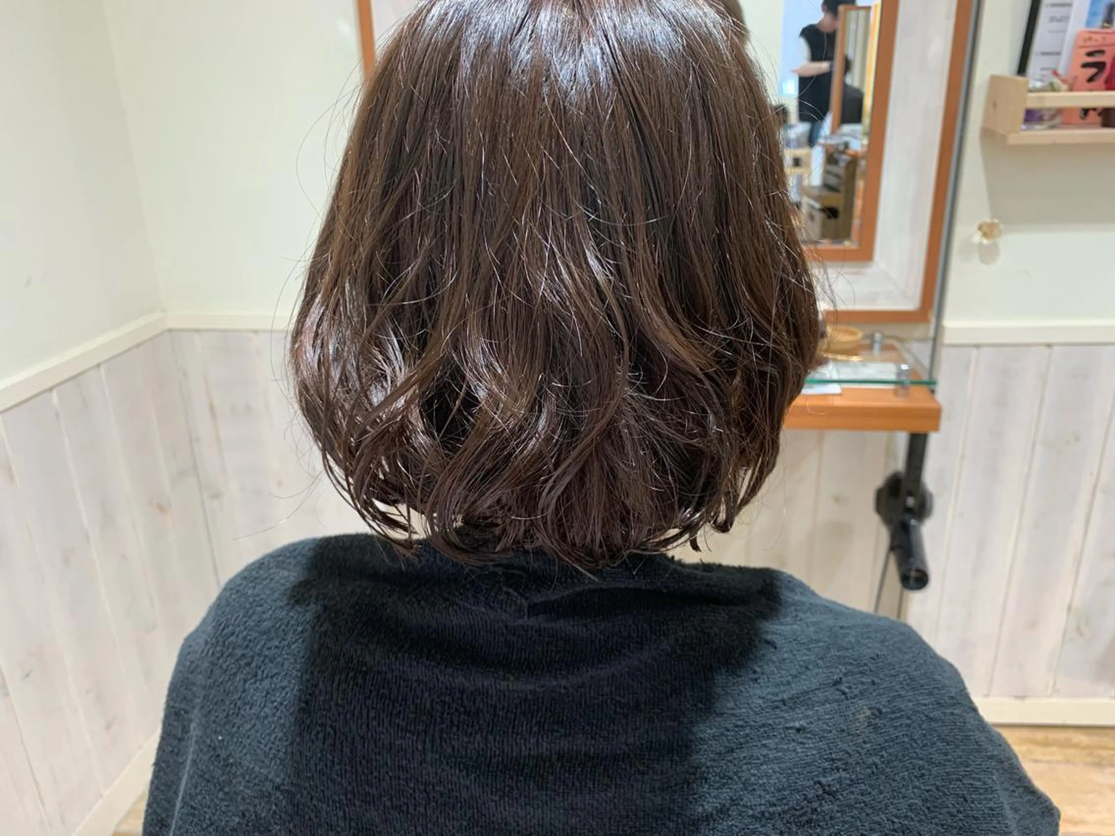 ショート パーマ ボブ/美髪矯正 /佐藤　奈巳のヘアスタイル