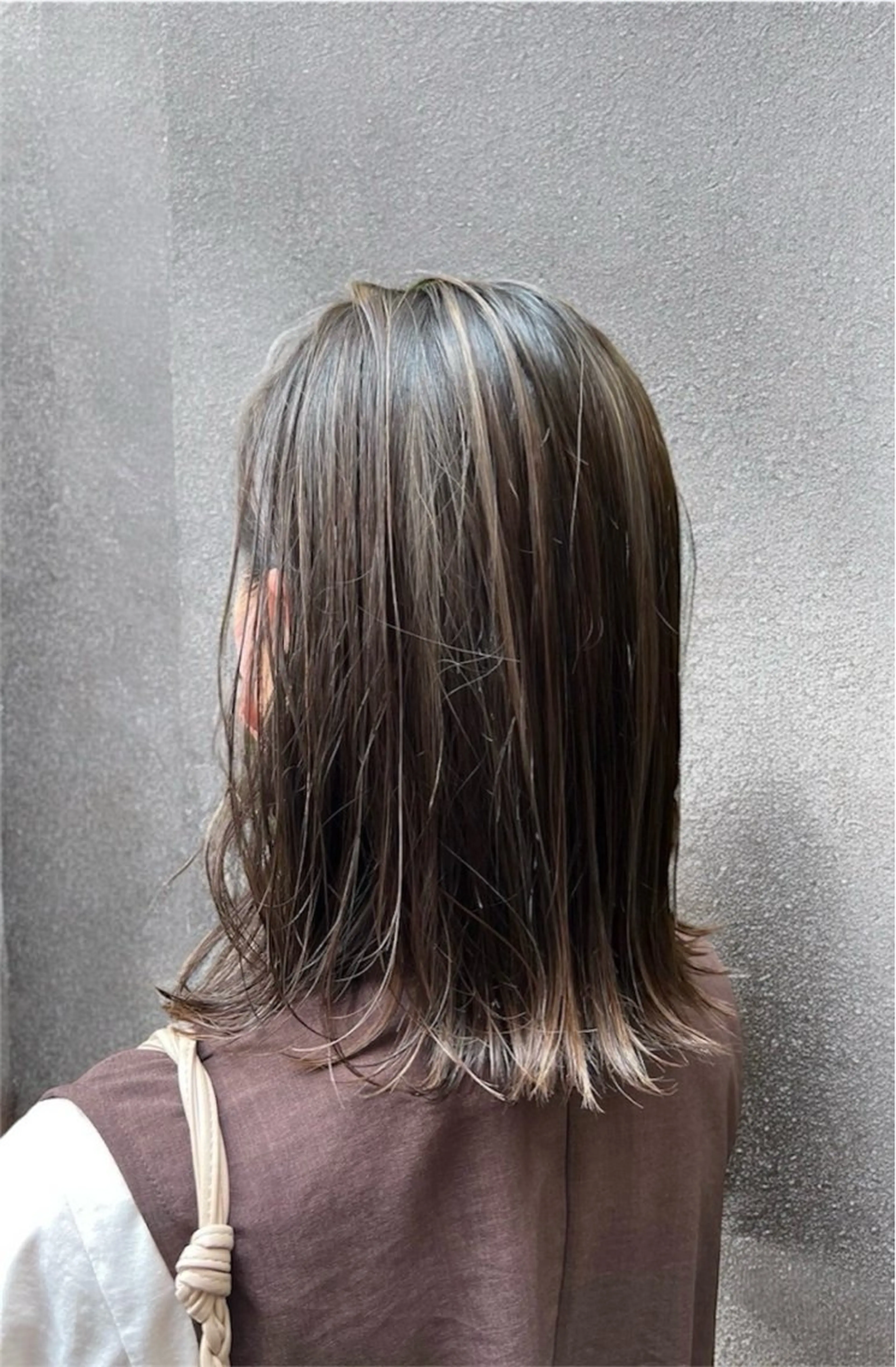 【脱白髪染め】似合わせカット＋極細ハイライトカラー＋トリートメントの写真