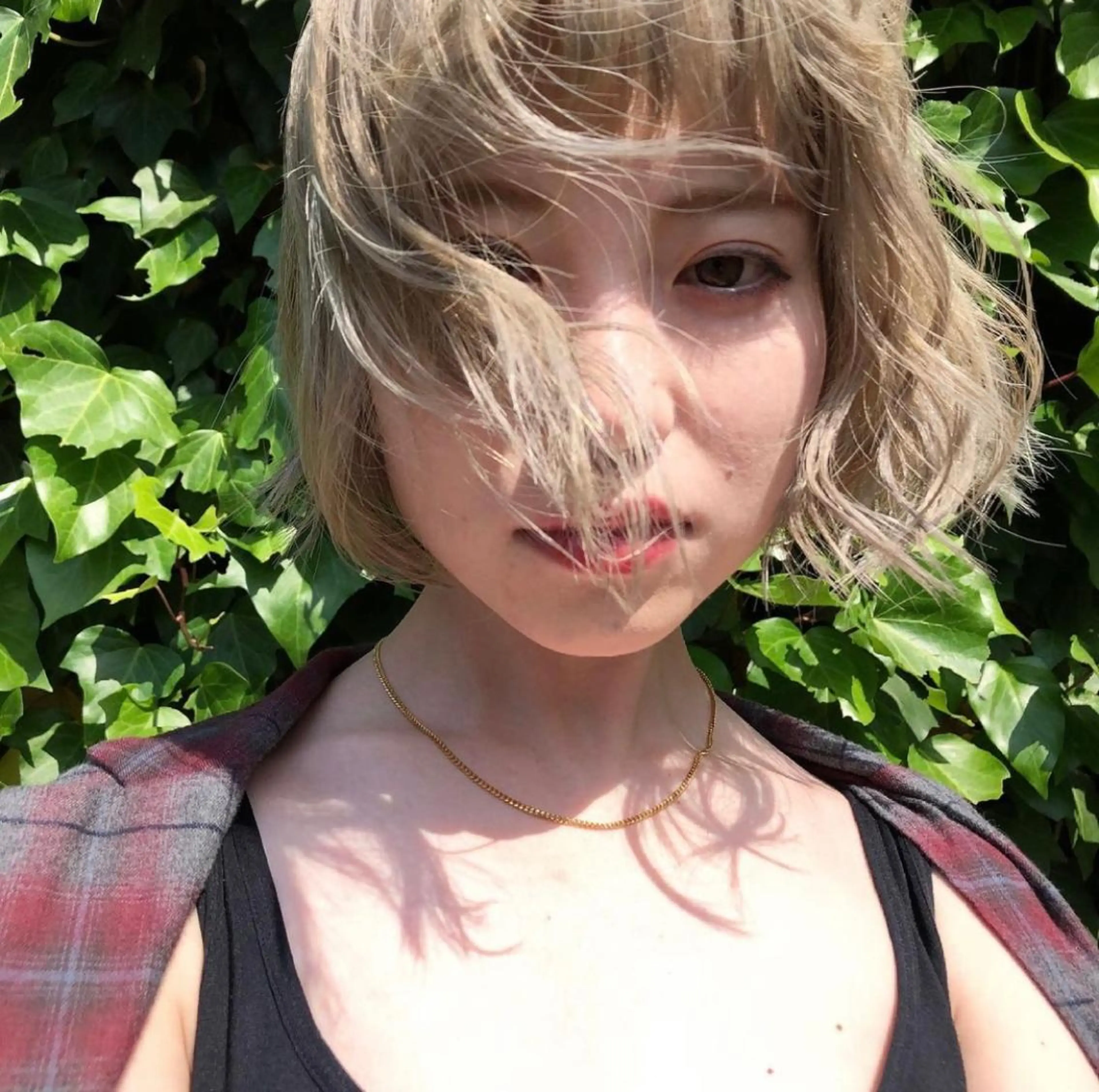 ミディアム カット ヘアカラー トリートメント vivre libre所属・vivre libreのヘアスタイル