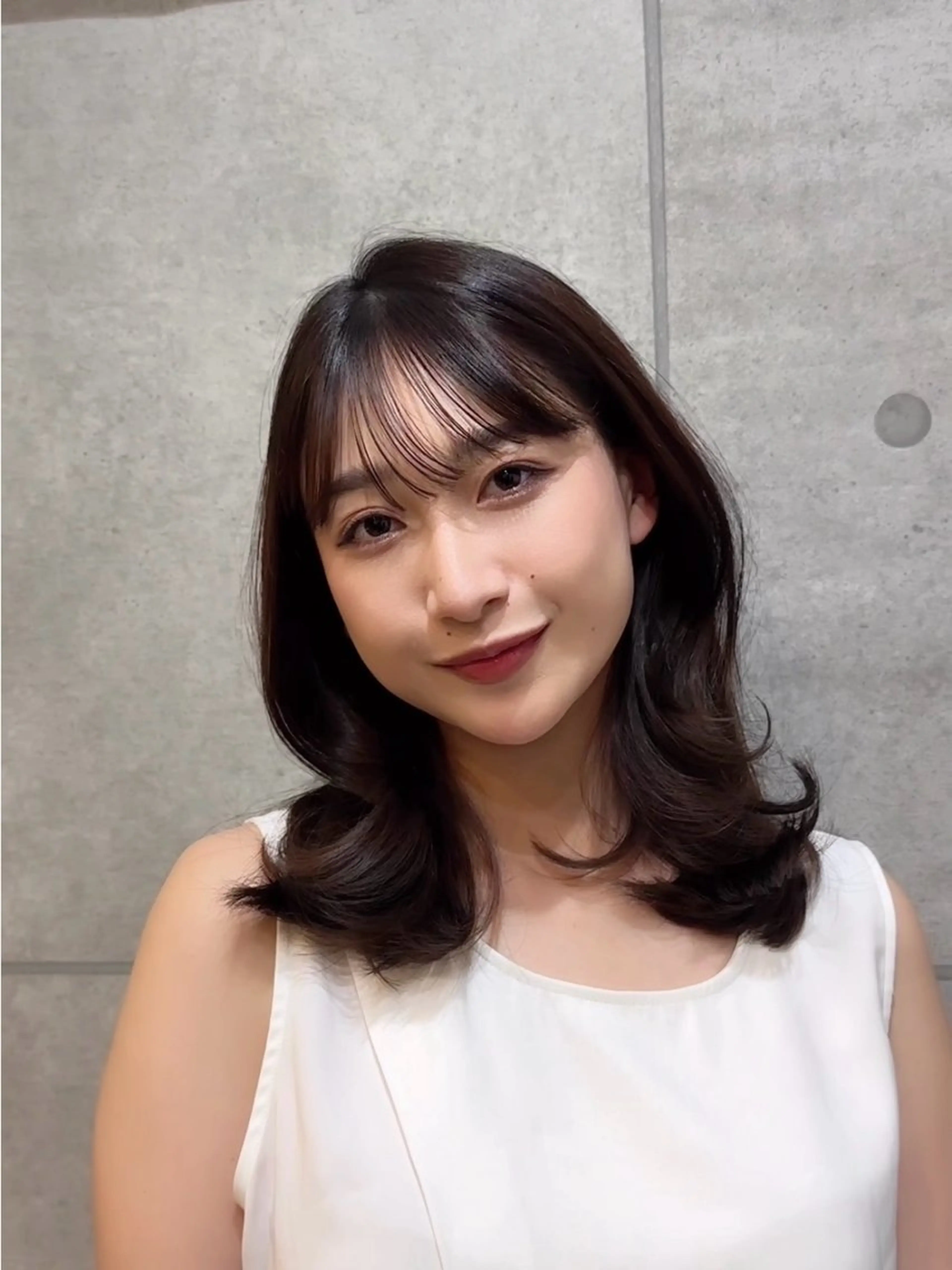 ミディアム 撮影モデル募集中 rina 🦋のヘアスタイル