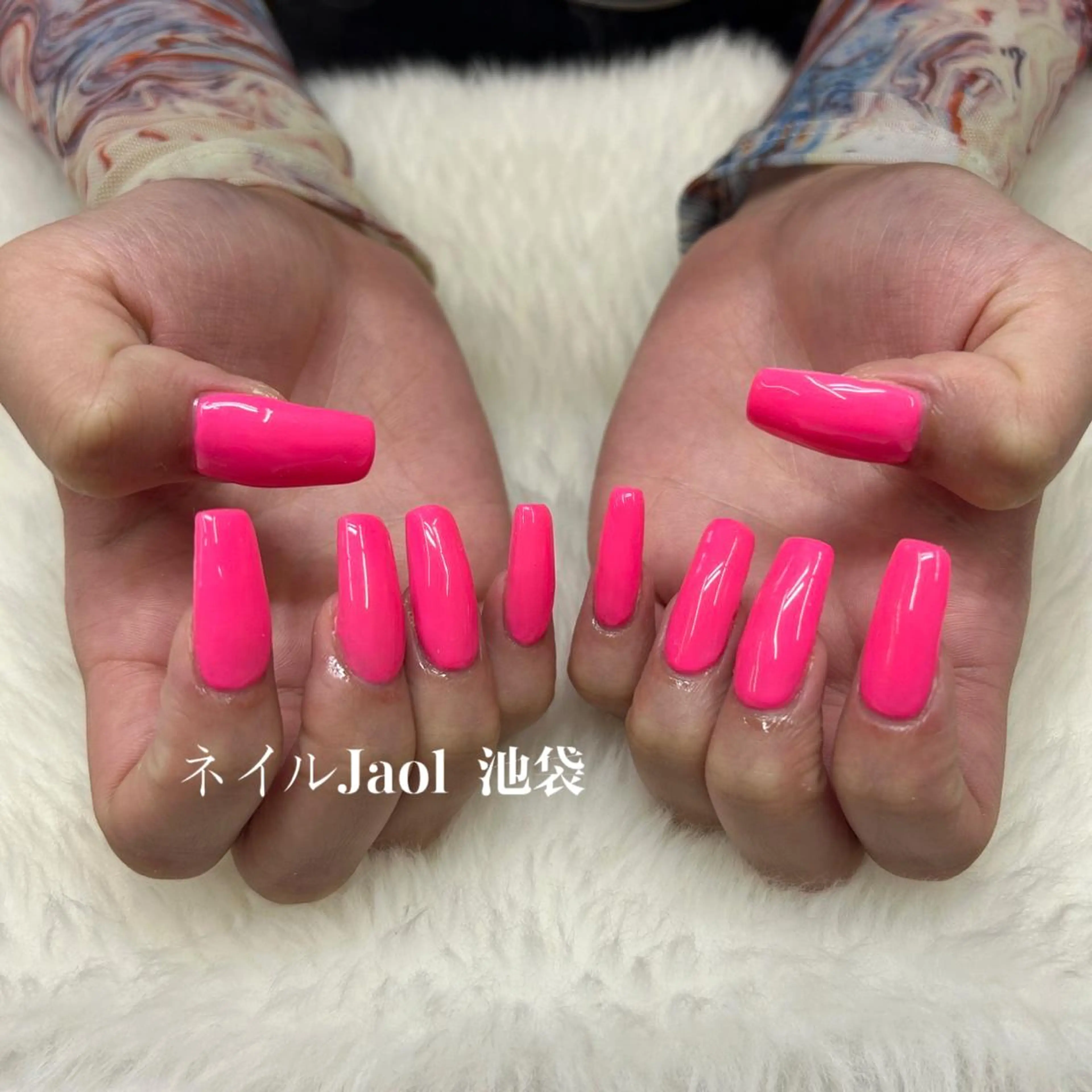 ロング ハンドネイル nail jaol池袋店所属・ネイルJaol 池袋のネイルデザイン