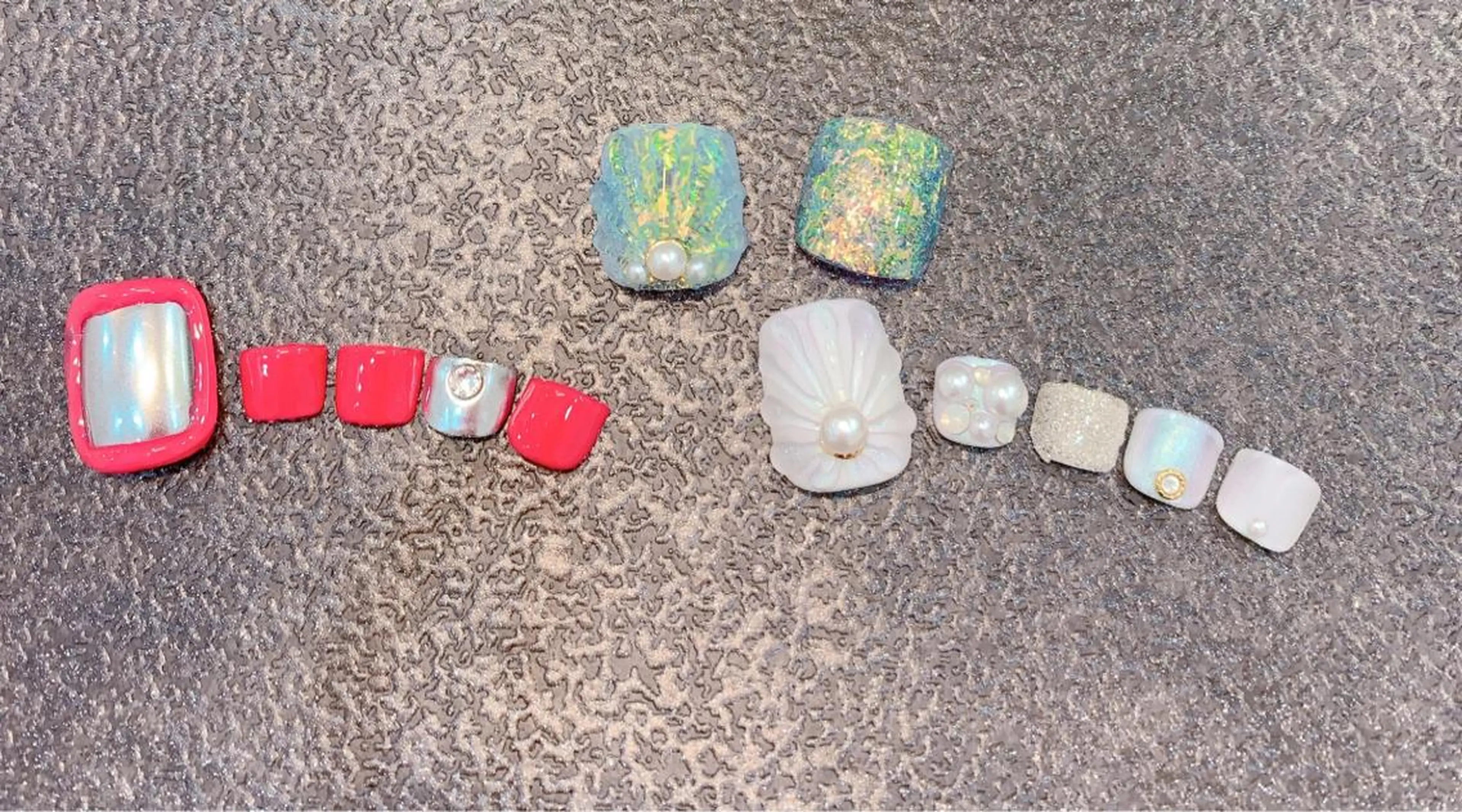 ネイル アニマル柄 アートネイル クリアネイル ニュアンスネイル ネイルチップ フットネイル x.1.0.nail ♡Cのネイルデザイン