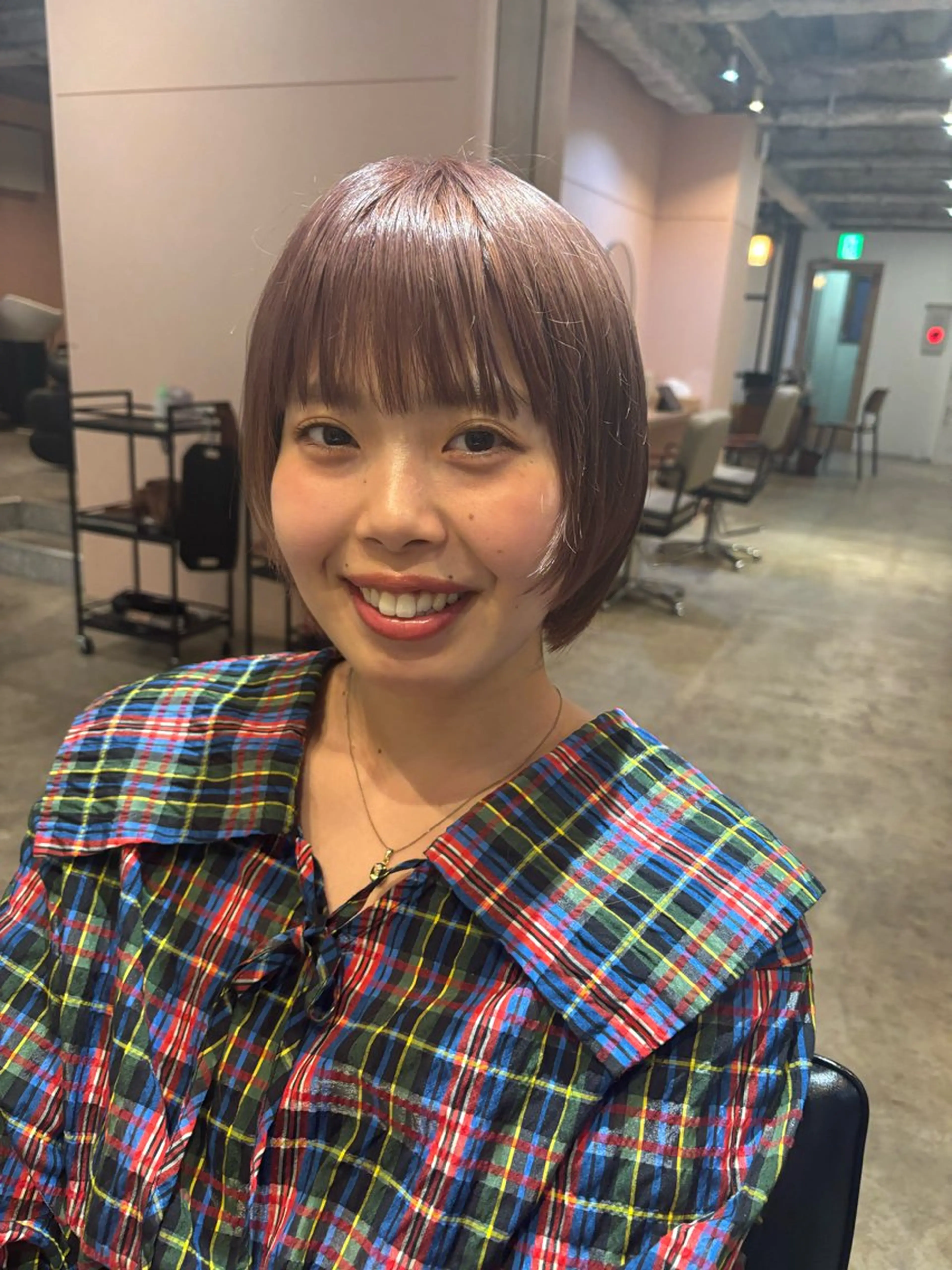 ショート カラー カット ヘアカラー Hayashi Shioriのヘアスタイル