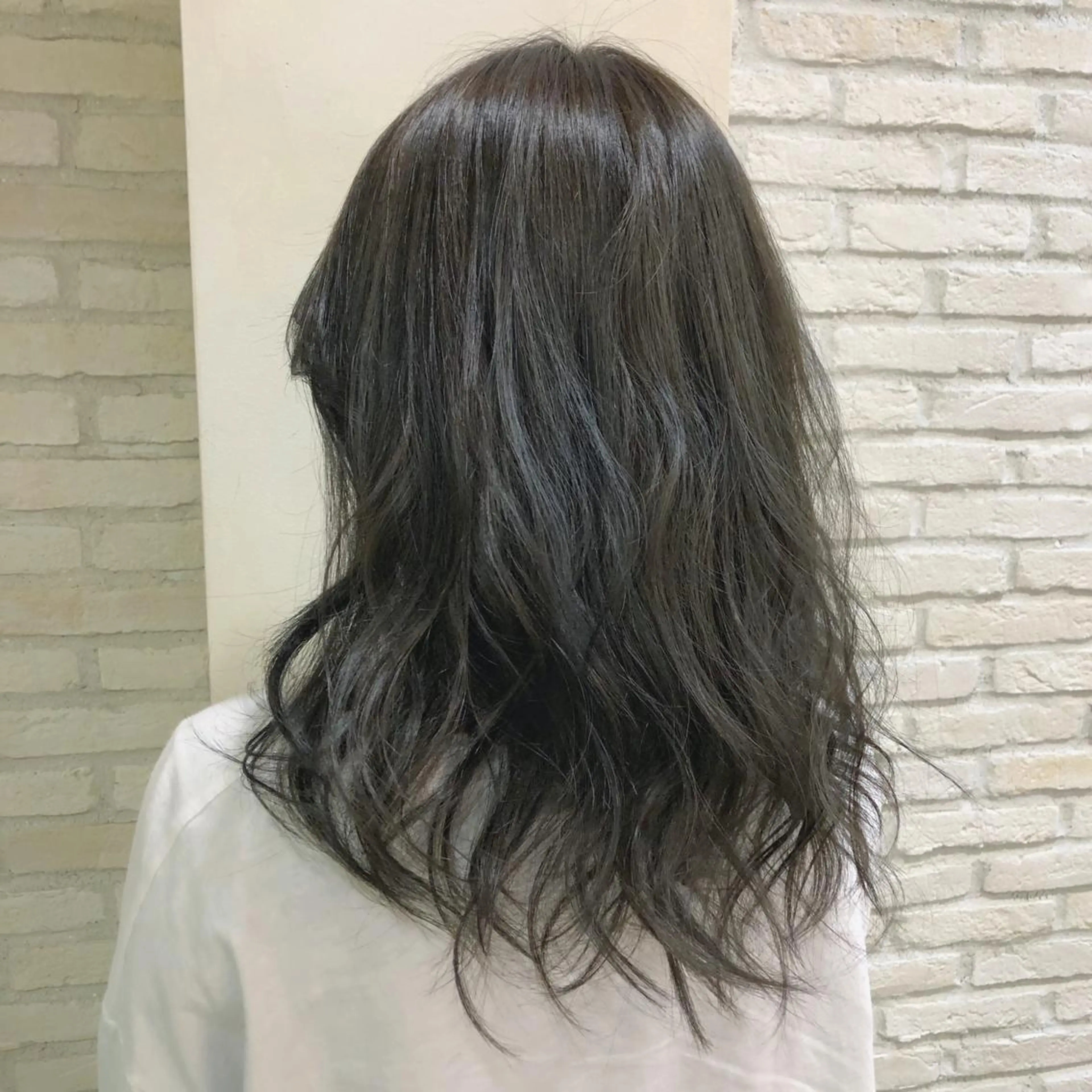 ロング カラー グレージュ ハイライトカラー ハイライト oggi +KENJE所属・大平 美沙のヘアスタイル