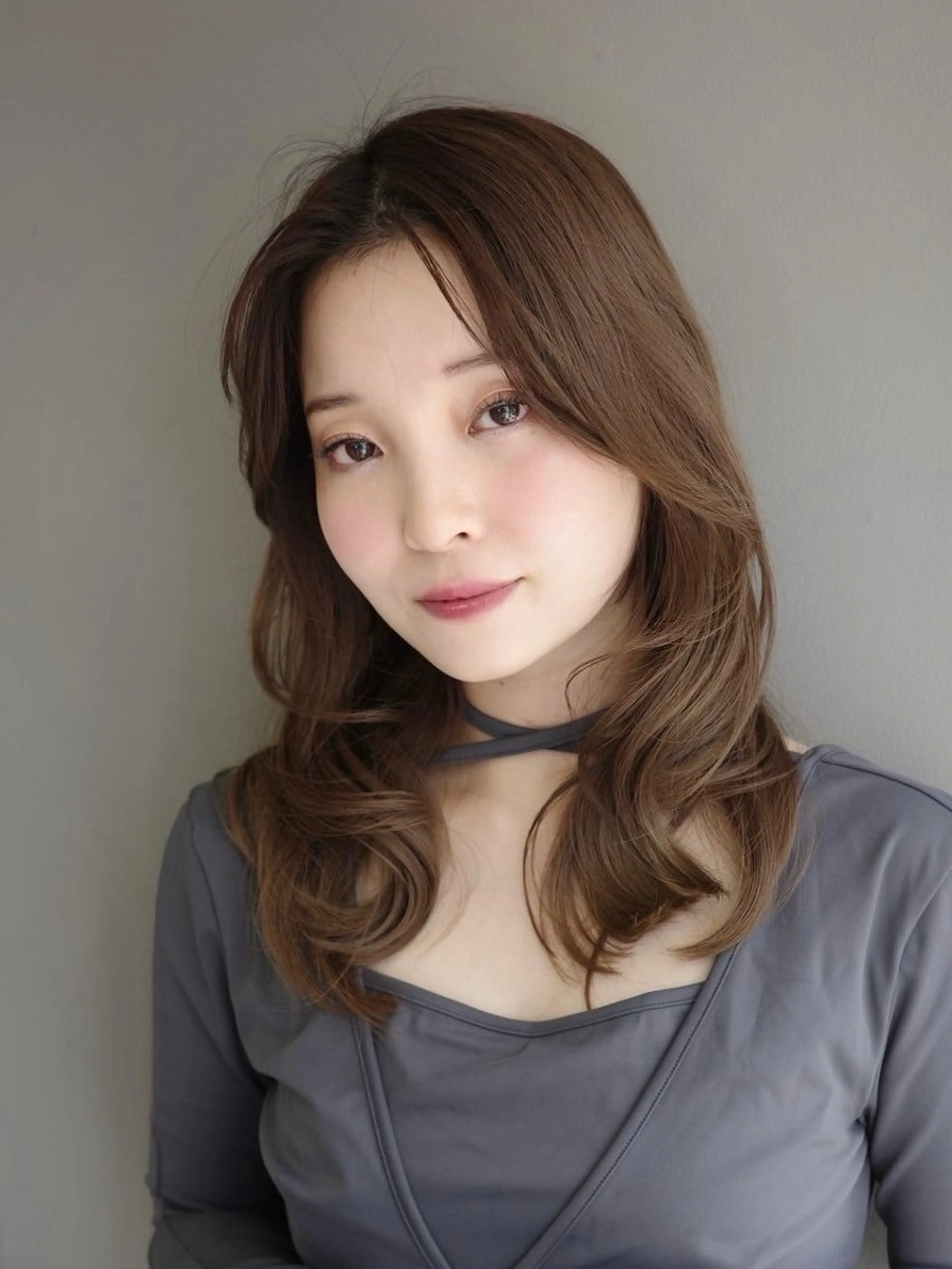 セミロング sia所属・Nene Murakamiのヘアスタイル