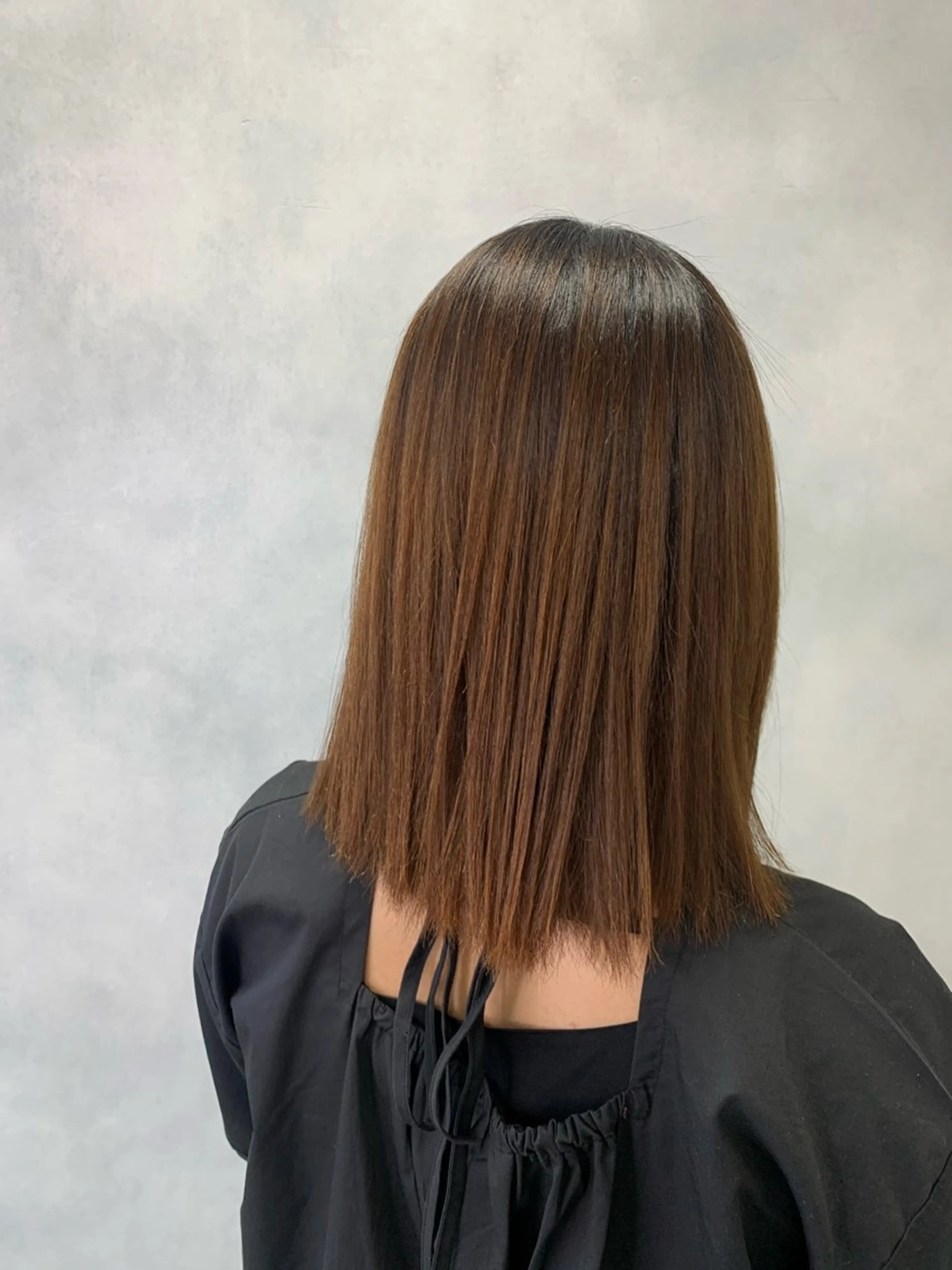 ミディアム 縮毛矯正 F-CODE所属・🌶推しカラー RINA🌶´-のヘアスタイル