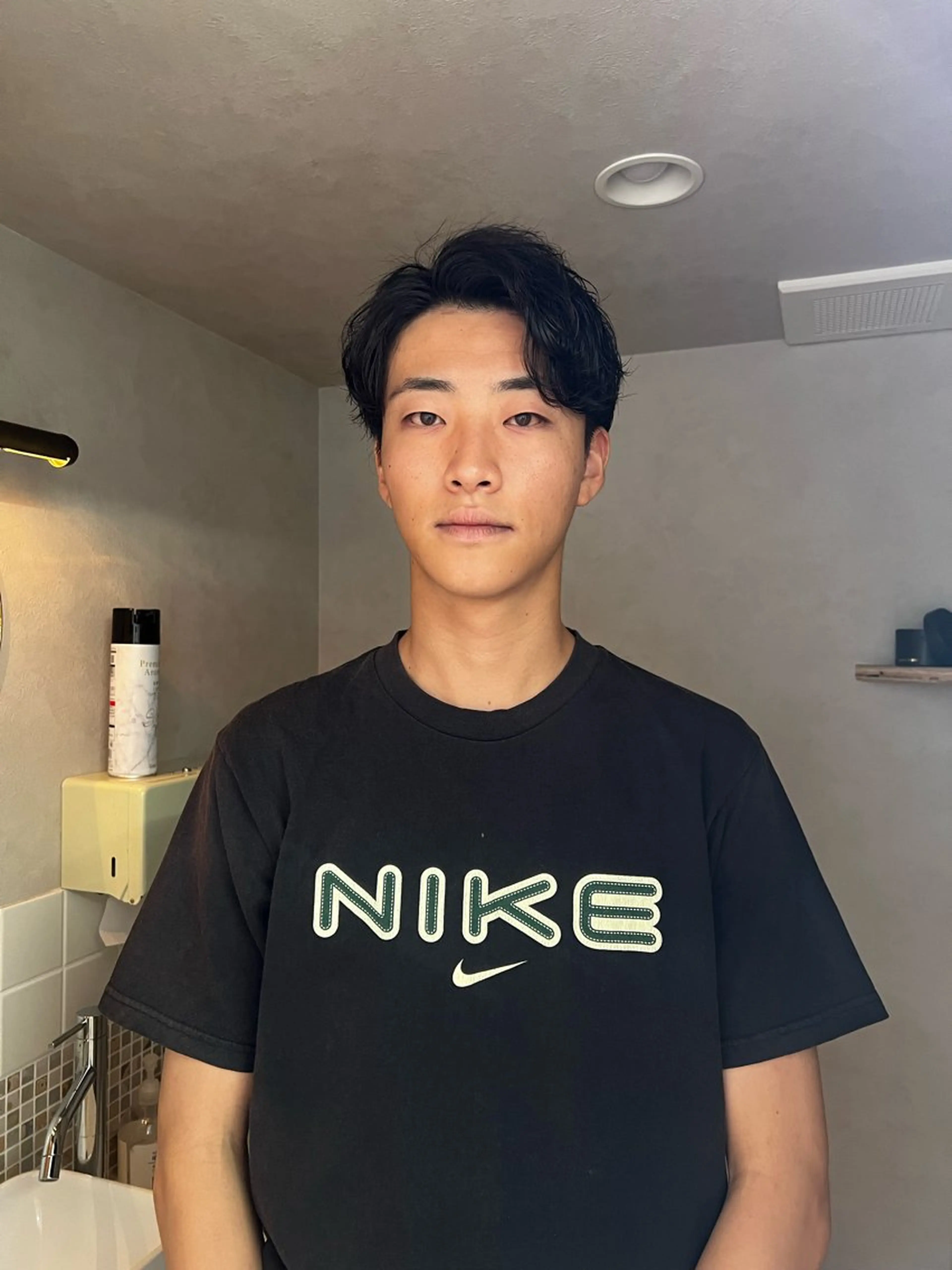 パーマ メンズ nishido ハイライト/メンズのヘアスタイル