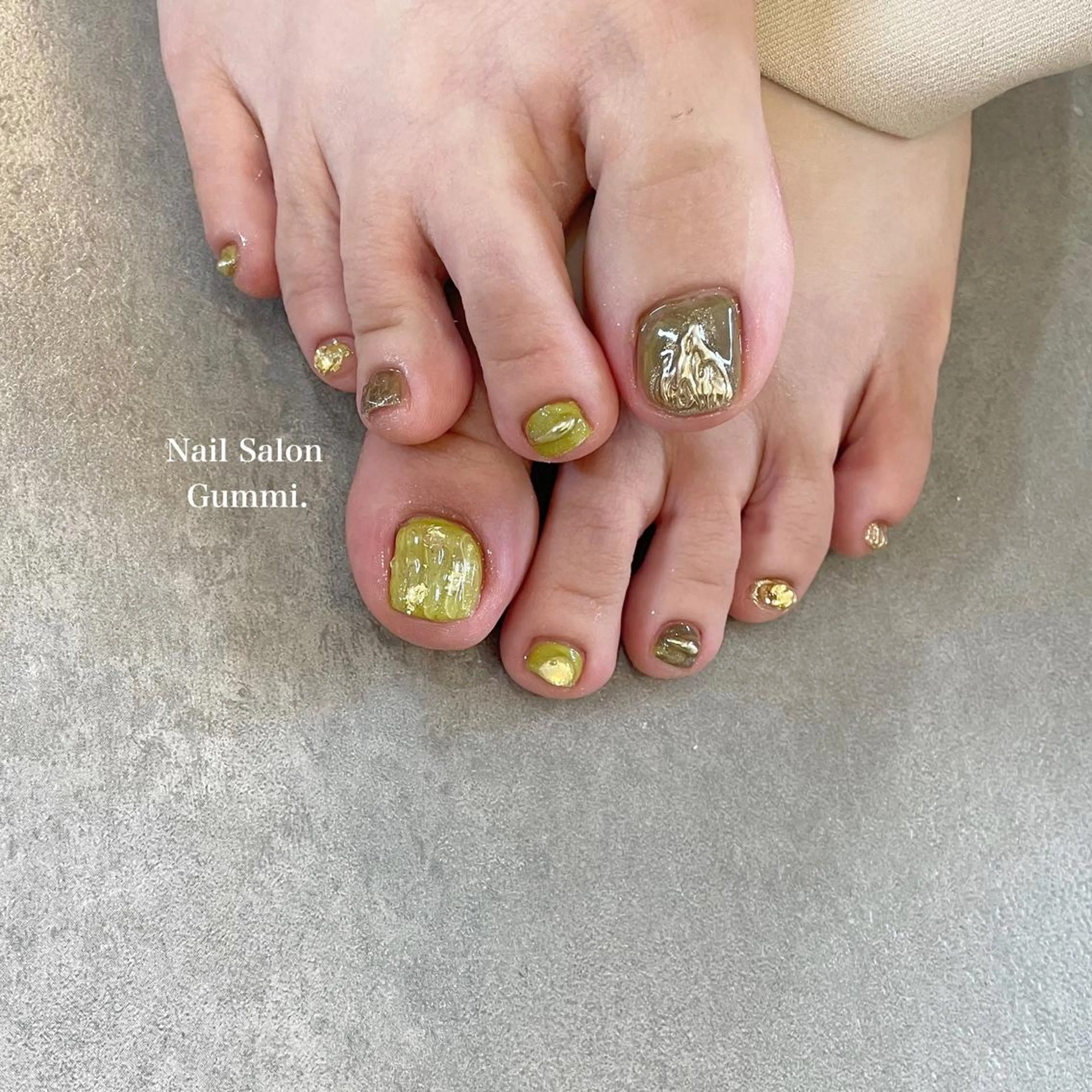 ネイル ピスタチオネイル Nail Salon Gummi.のネイルデザイン